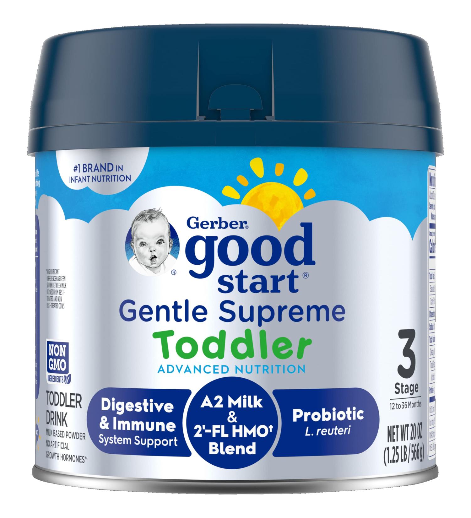 Gerber Good Start A2 Toddler Drink 12-24 Months - 20 oz (566 g) - Nutritional Milk Alternative - Buy Online on GoSupps.com
