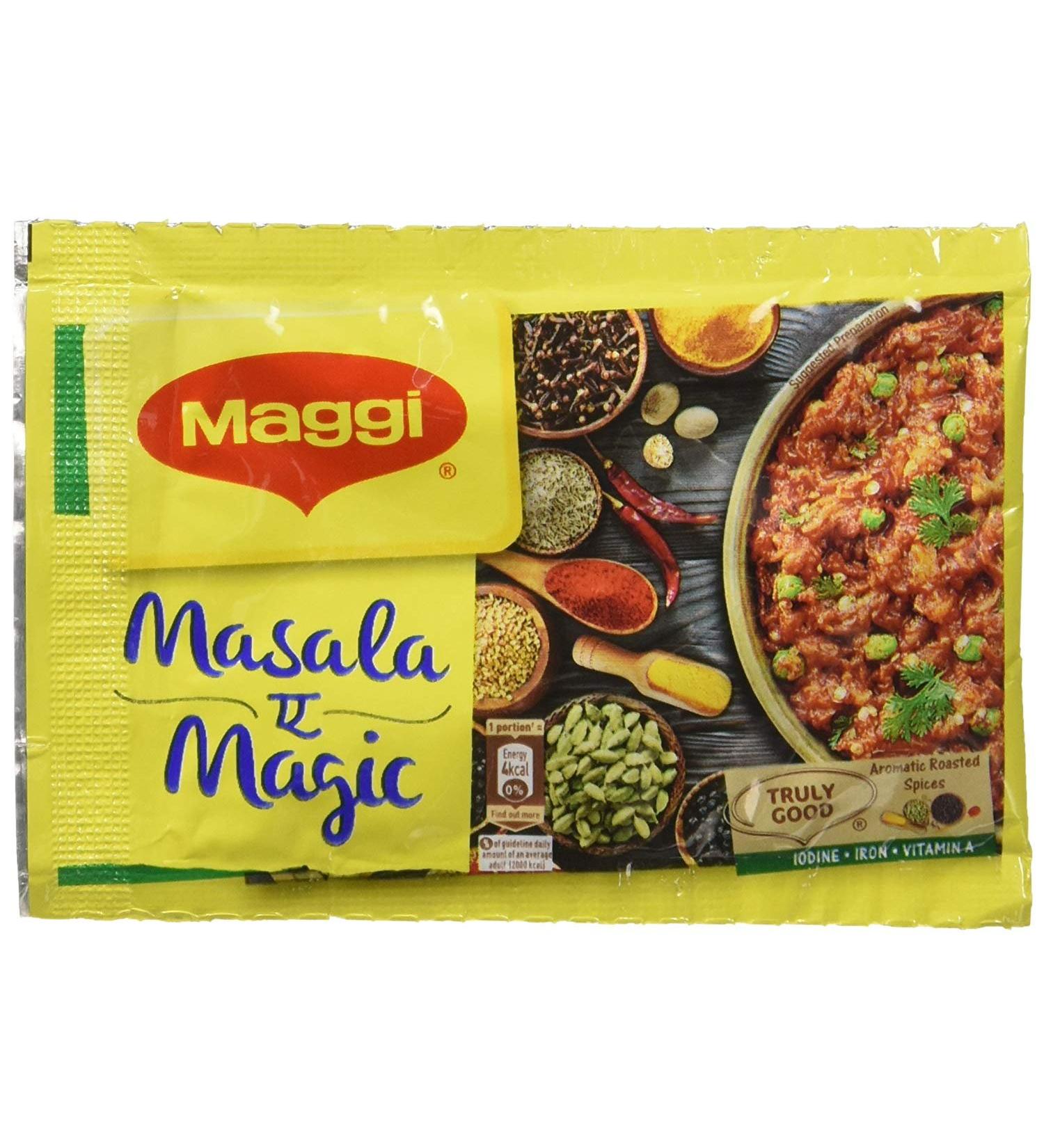 Maggi Masala A Magic 6g (Pack of 40) - Authentic Indian Spice Blend - 0.21 Ounce x 40 Packs - Buy Online on GoSupps.com