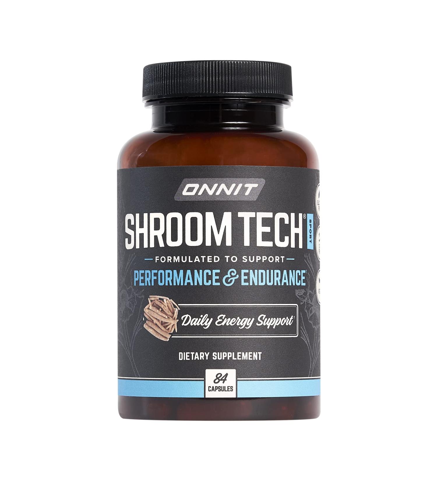 Onnit Shroom Tech Sport - Energy & Endurance Supplement (84 Capsules) - Buy Online on GoSupps.com