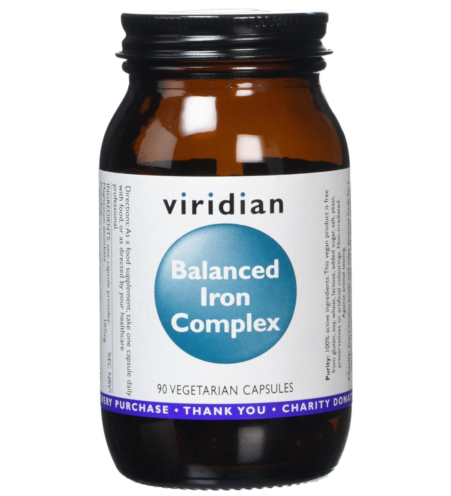 Balanced Iron Complex: 90 Veg Caps - Buy Online on GoSupps.com
