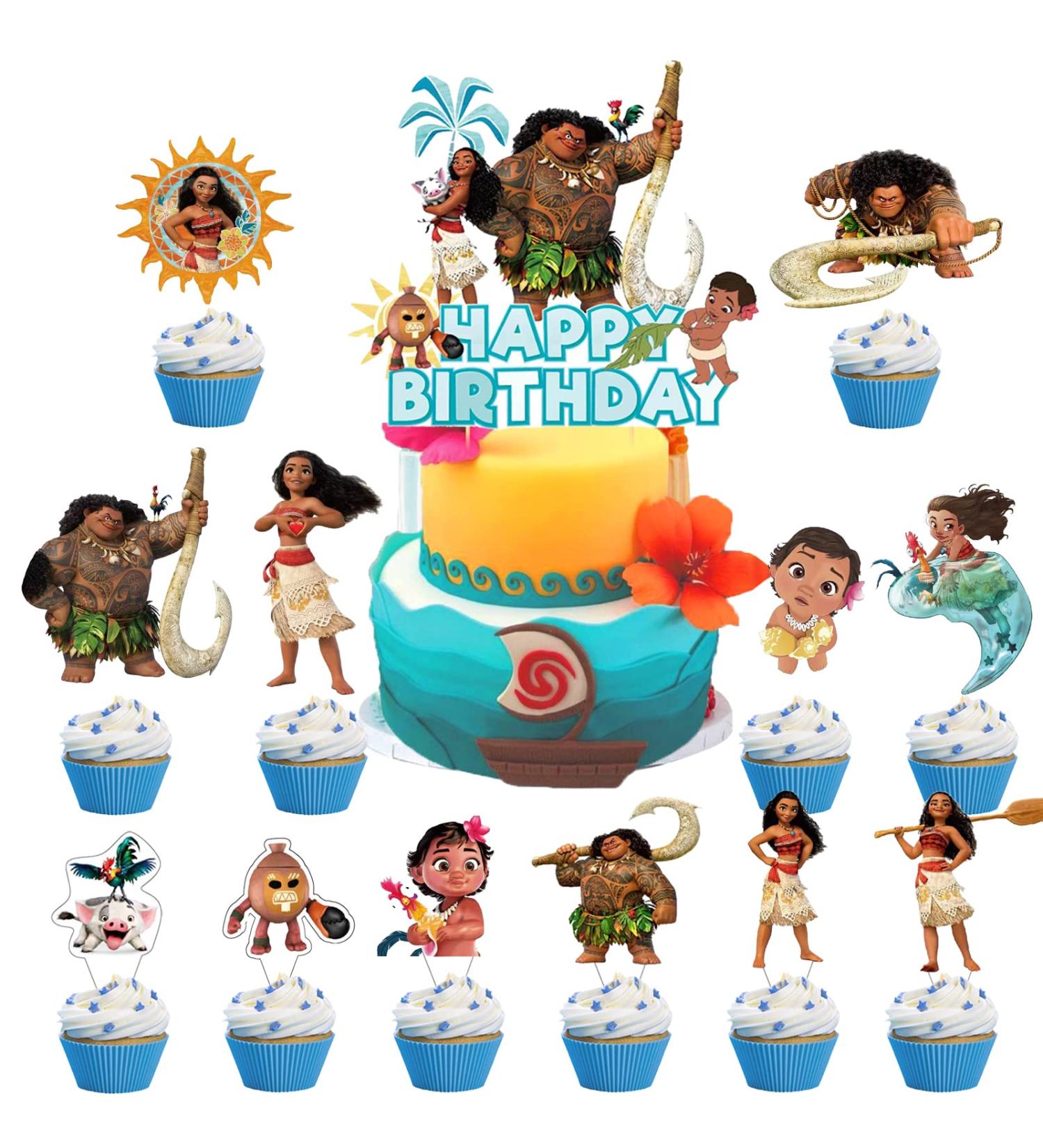 25pcs The ana cake decoration Cupcake Toppers for Birthday Party Cake Decoration Supplies - Buy Online on GoSupps.com