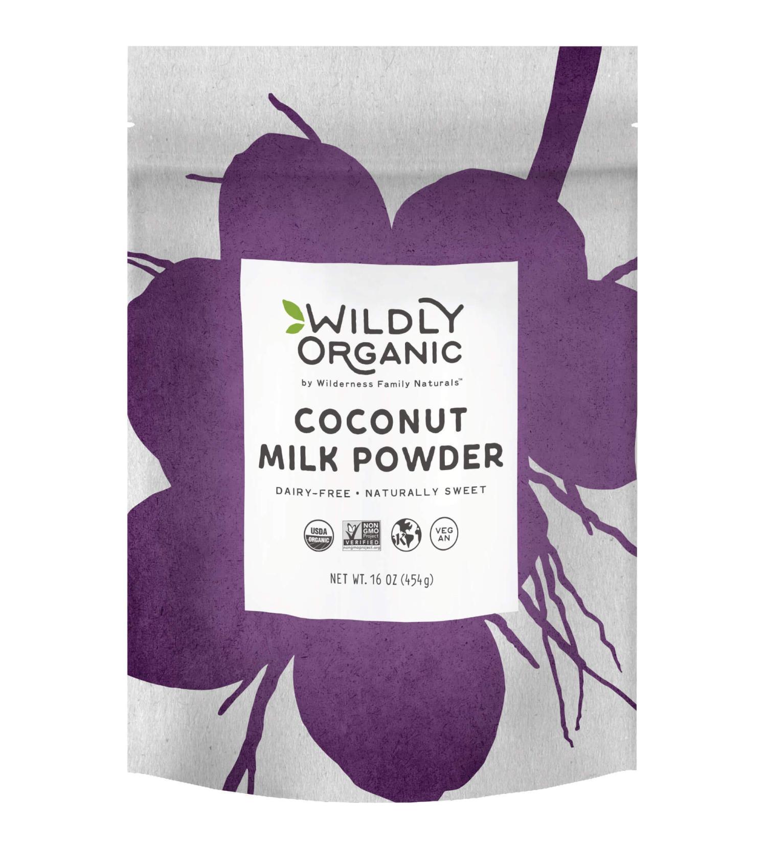 Organic Powdered Coconut Milk - 1 lb Pack - Nature Made, Unsweetened, Dehydrated Coconut Powder - Buy Online on GoSupps.com