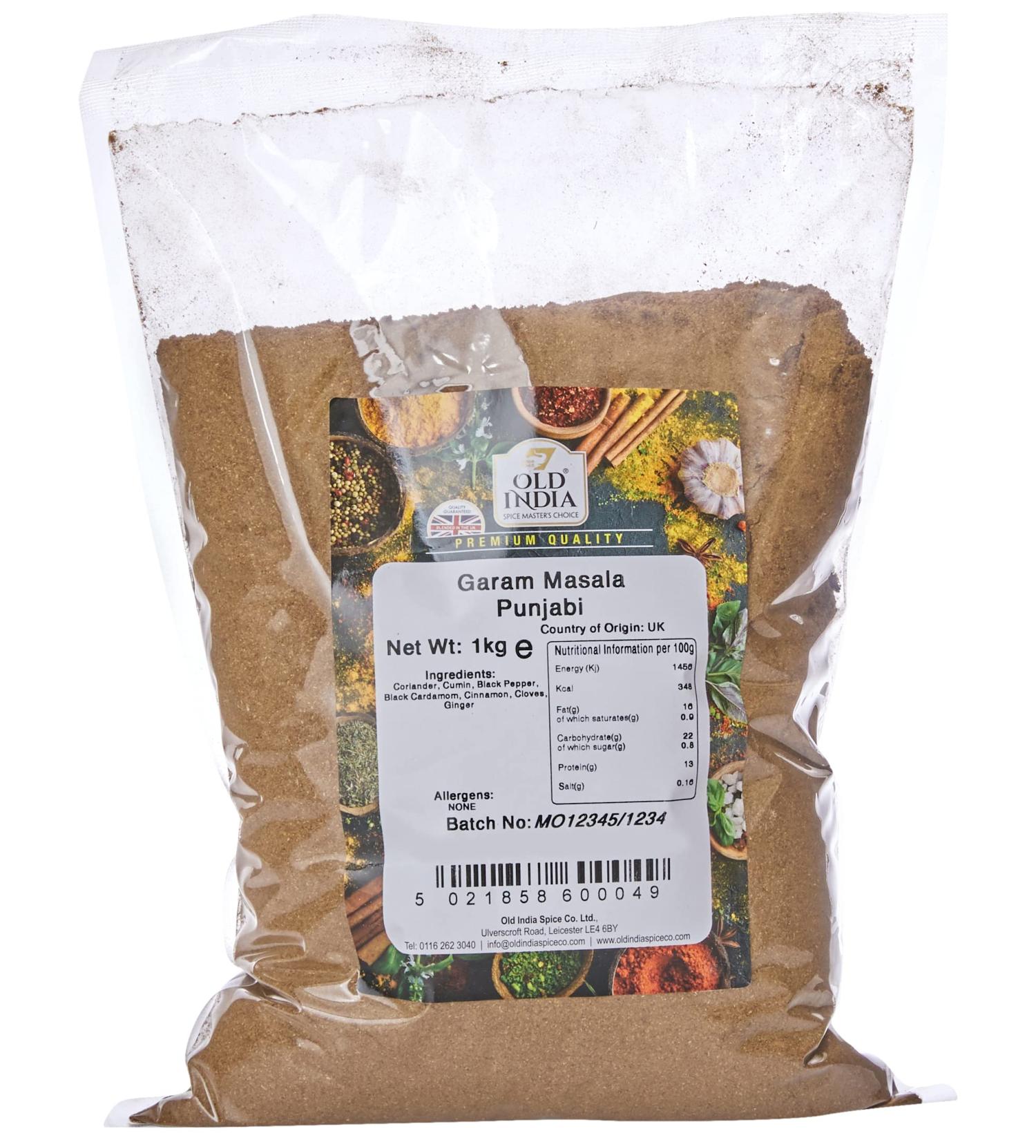 Old India Garam Masala Punjabi 1kg - Authentic Indian Spice Blend - Buy Online on GoSupps.com