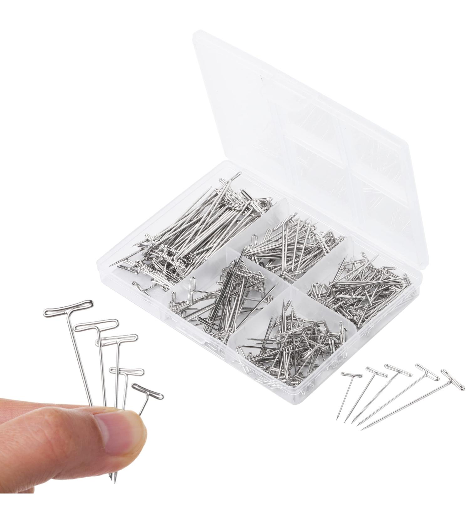 Mr. Pen- T Pins 220 Pack Assorted Sizes T-Pins T Pins for Blocking Knitting Wig Pins T Pins for Wigs Wig Pins for Foam Head T Pins for Sewing Wig T Pins Blocking Pins T Pins for Office Wall - Buy Online on GoSupps.com