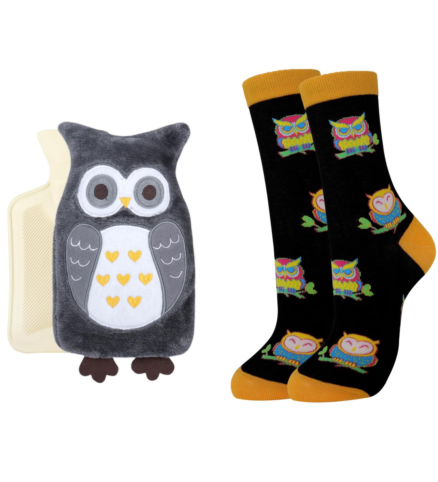 Belloxis Owl Hot Water Bottle | Cozy Gifts for Women & Children | Fashionable Animal Design - Buy Online on GoSupps.com