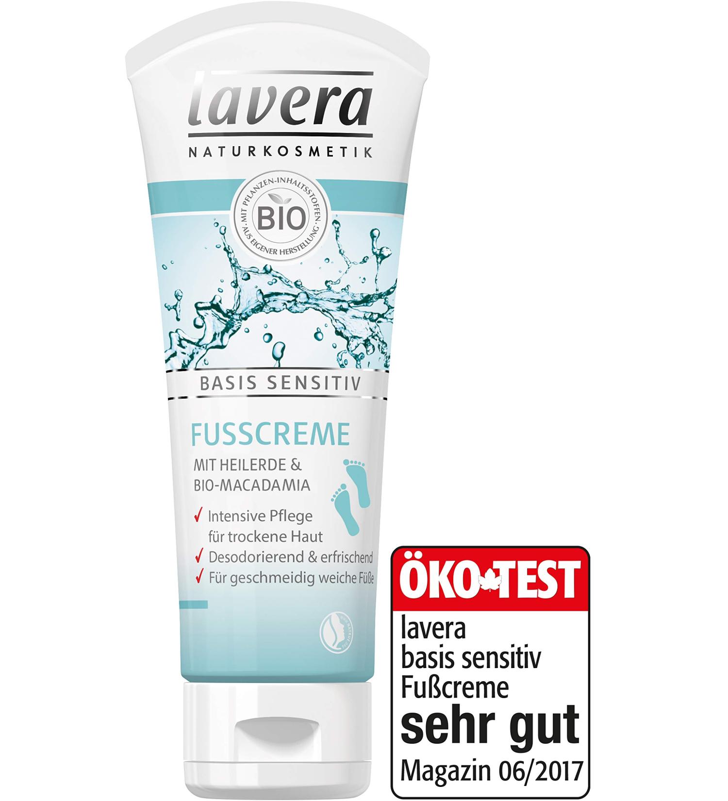 Lavera base sensitive foot cream