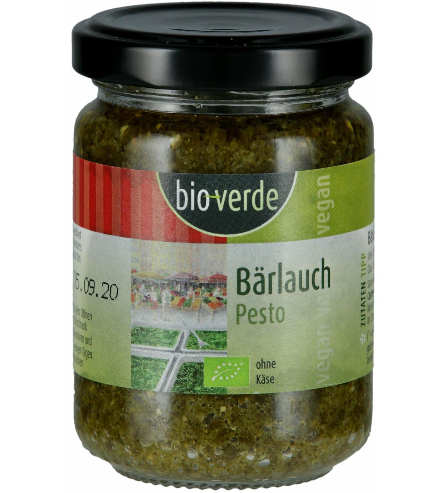 bio-verde wild garlic pesto vegan (2 x 125 ml) 125 ml (pack of 2)