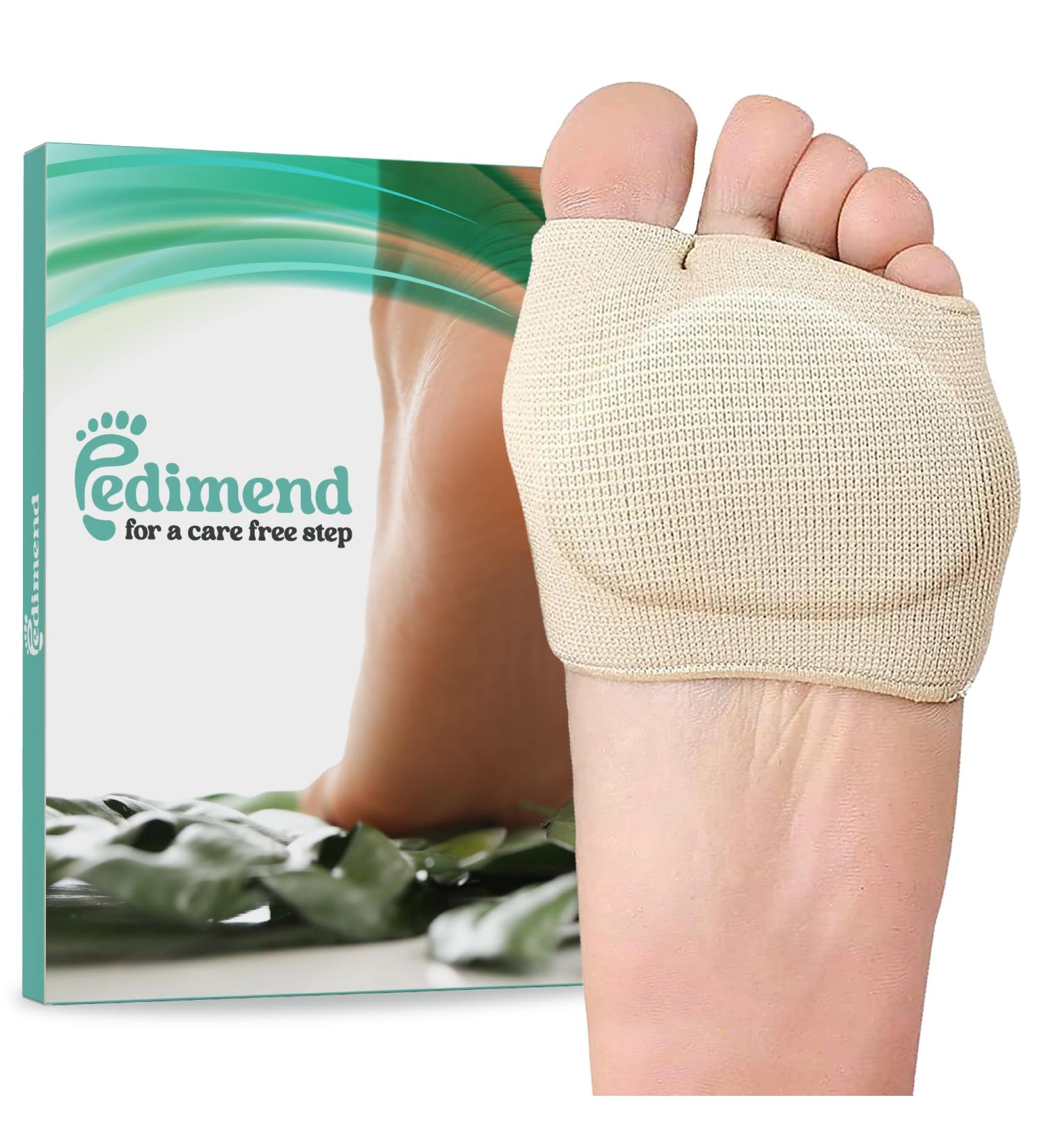 Pedimend Metatarsal Pads for Ball of Foot Cushion - Gel Sleeves for Feet Pain Relief - XL Size - Buy Online on GoSupps.com