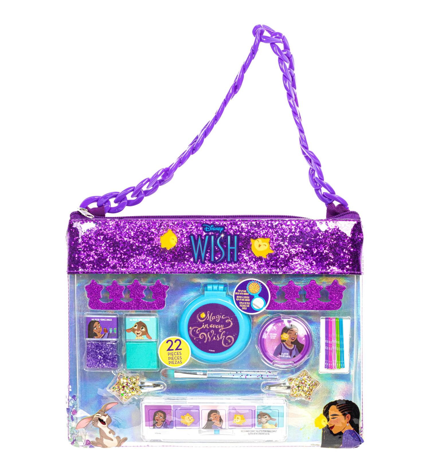 Disney Wish Children's Make-Up Set | Girl's Makeup Hair Accessories & Nail Polish | Perfect Birthday Gift for Kids Age 3+ | Townley Girl - Buy Online on GoSupps.com