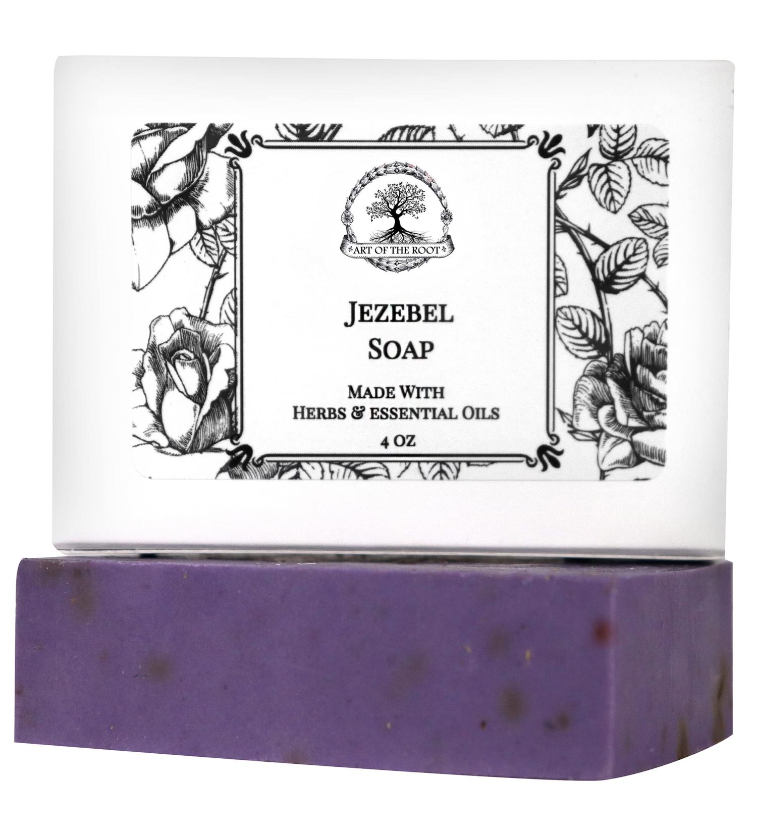 Art of the Root Jezebel Shea Herbal Soap | Herbs & Essential Oils | Love Power Attraction Wealthy Partner & Success Rituals | Wiccan Pagan Hoodoo Magick