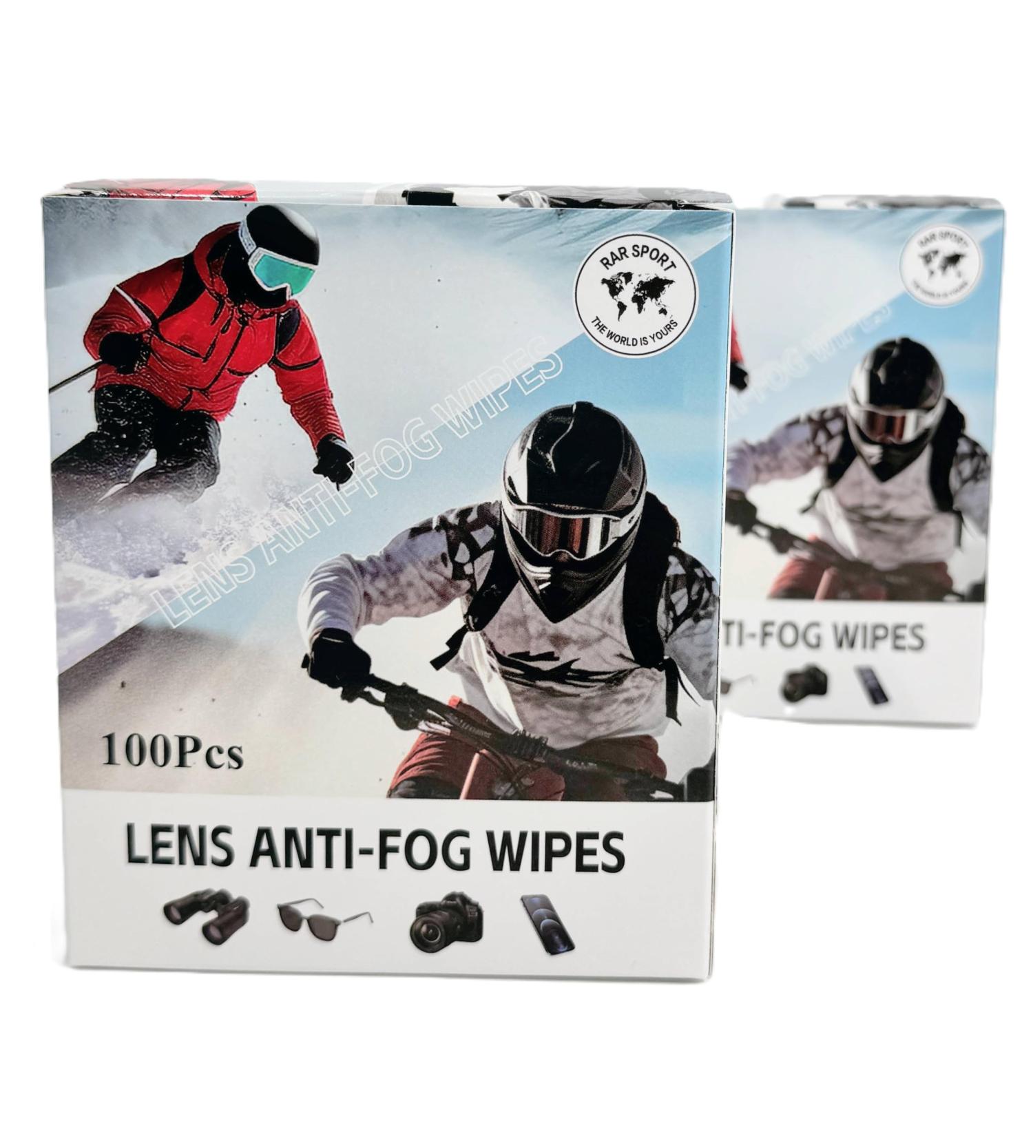 100 Count Lens Cleaning Wipes - Anti-Fog Tissues & Cloths for Glasses Sports Glasses & Screens - Premium Quality Small White - Buy Online on GoSupps.com