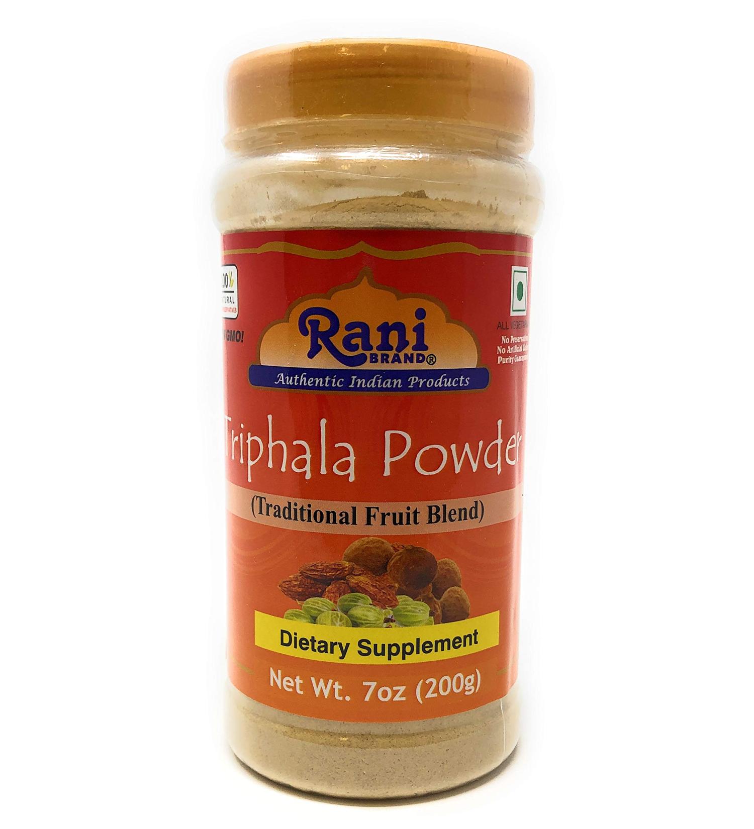 Rani Triphla Powder 7oz (200g) - All Natural Vegan Dietary Supplement - Buy Online on GoSupps.com