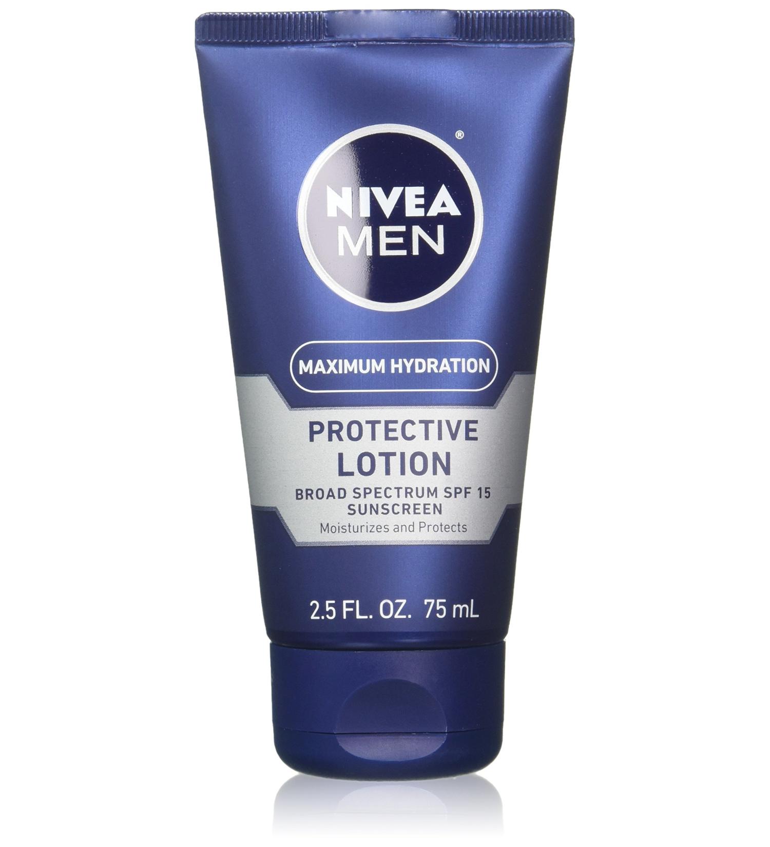 NIVEA FOR MEN Original Protective Lotion SPF 15 2.50 oz