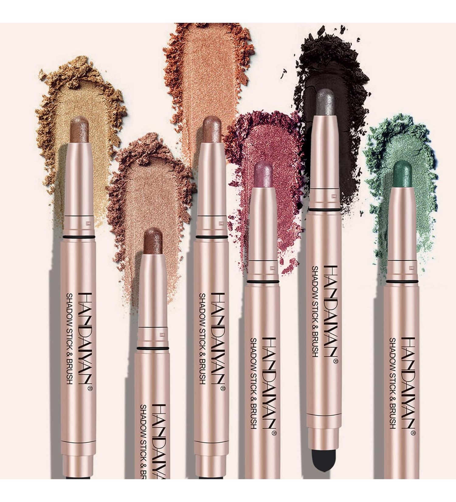 EnMart Eyeshadow Stick Longwear Cream Eye Shadow Pencil Double Ended Eyeshadow Stick Pearlescent Matte Silkworm Laying Pen Fine Flash Brightening Eye Shadow Pencil Preppy Makeup(12 Colors) C001 - Buy Online on GoSupps.com