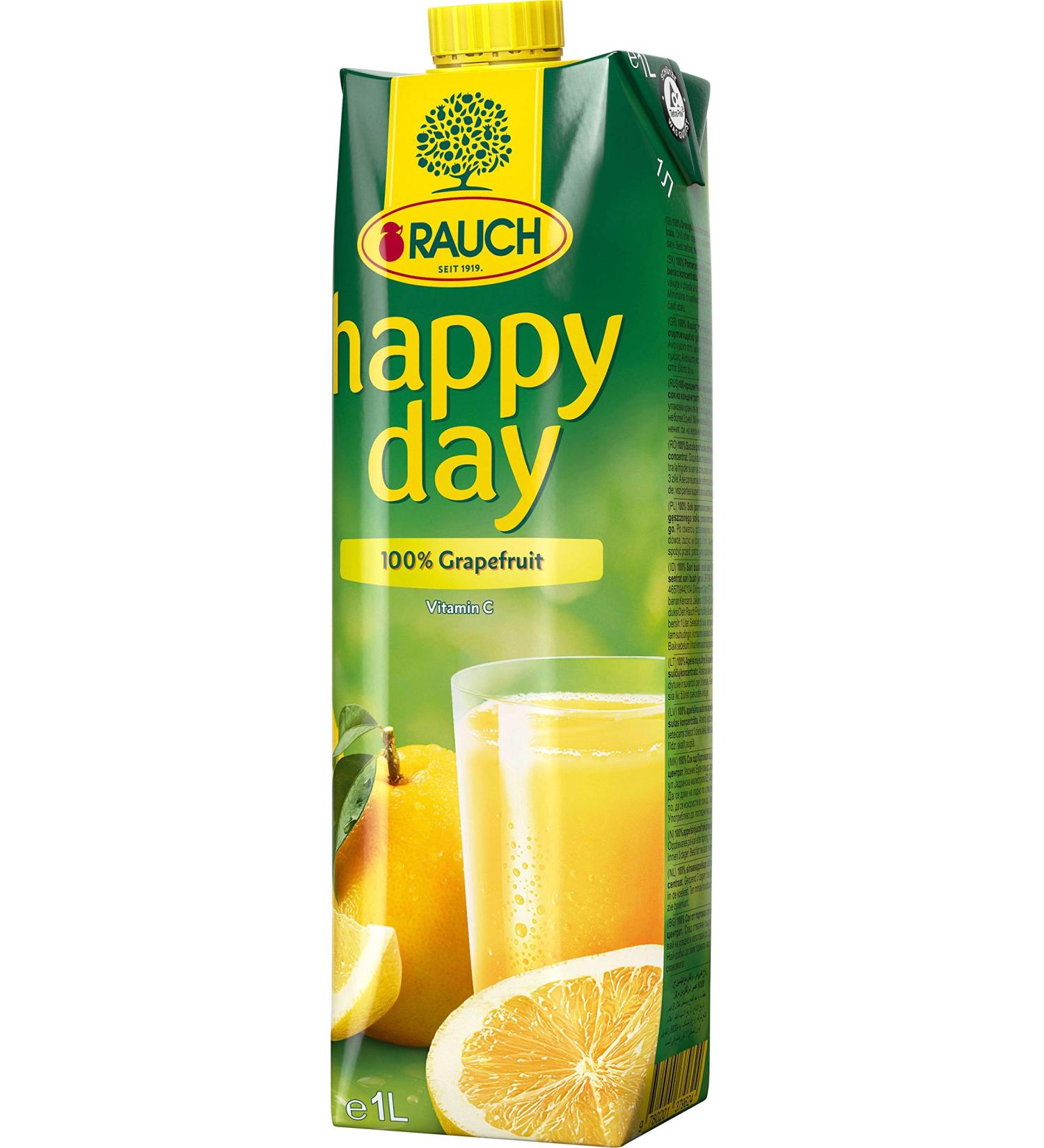 Happy Day Rauch Happy Day 6 x 1 Litre Grapefruit