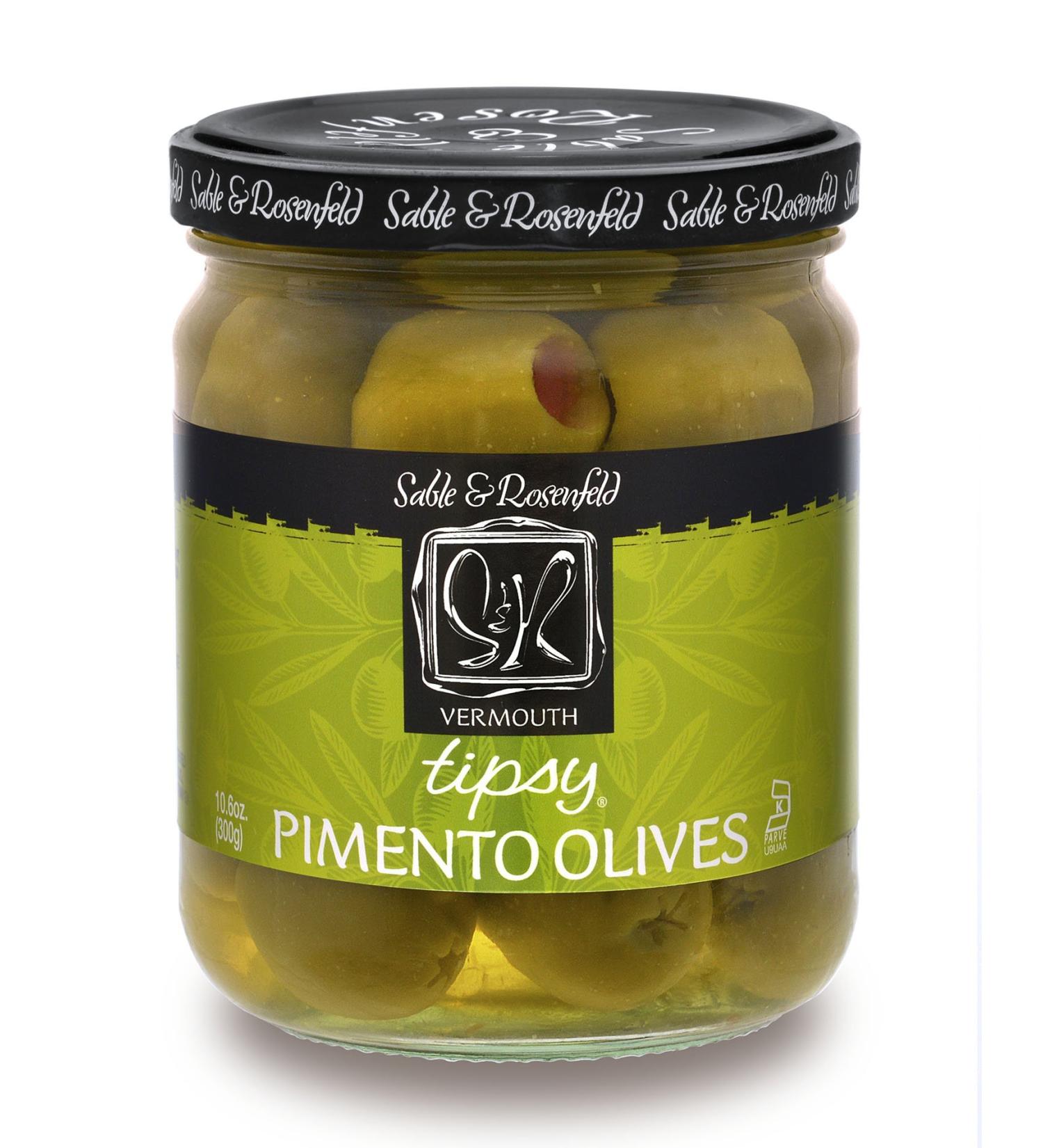 Sable and Rosenfeld Tipsy Olives 10.6 Ounce, 10.6 Ounce (Pack of 6)