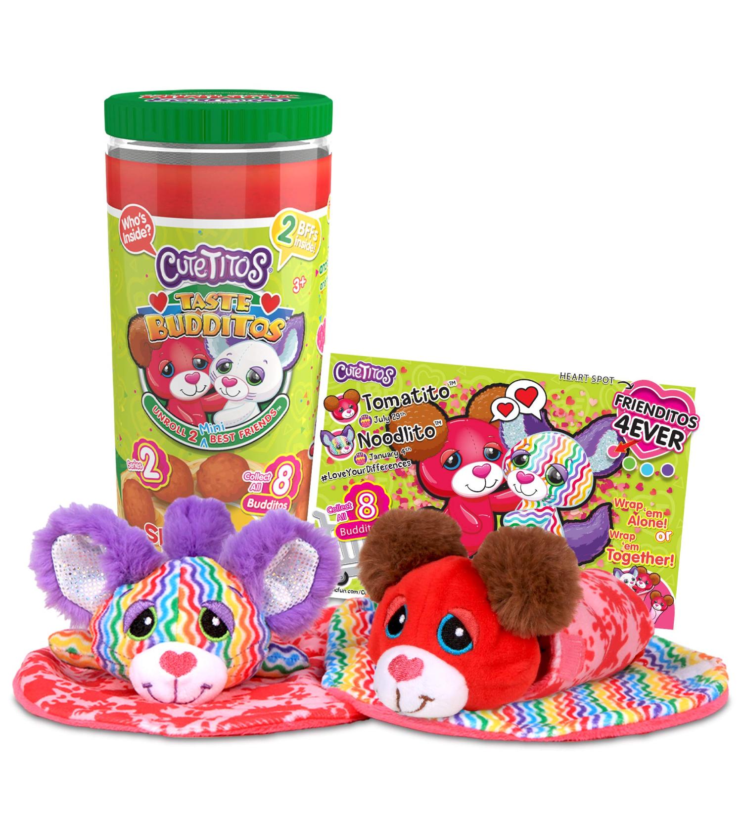 Cute Budditos Spaghetti and Meatballs Edition Soft Toys - 7 Inch Best Friend Teddy for Kids 3 - Buy Online on GoSupps.com