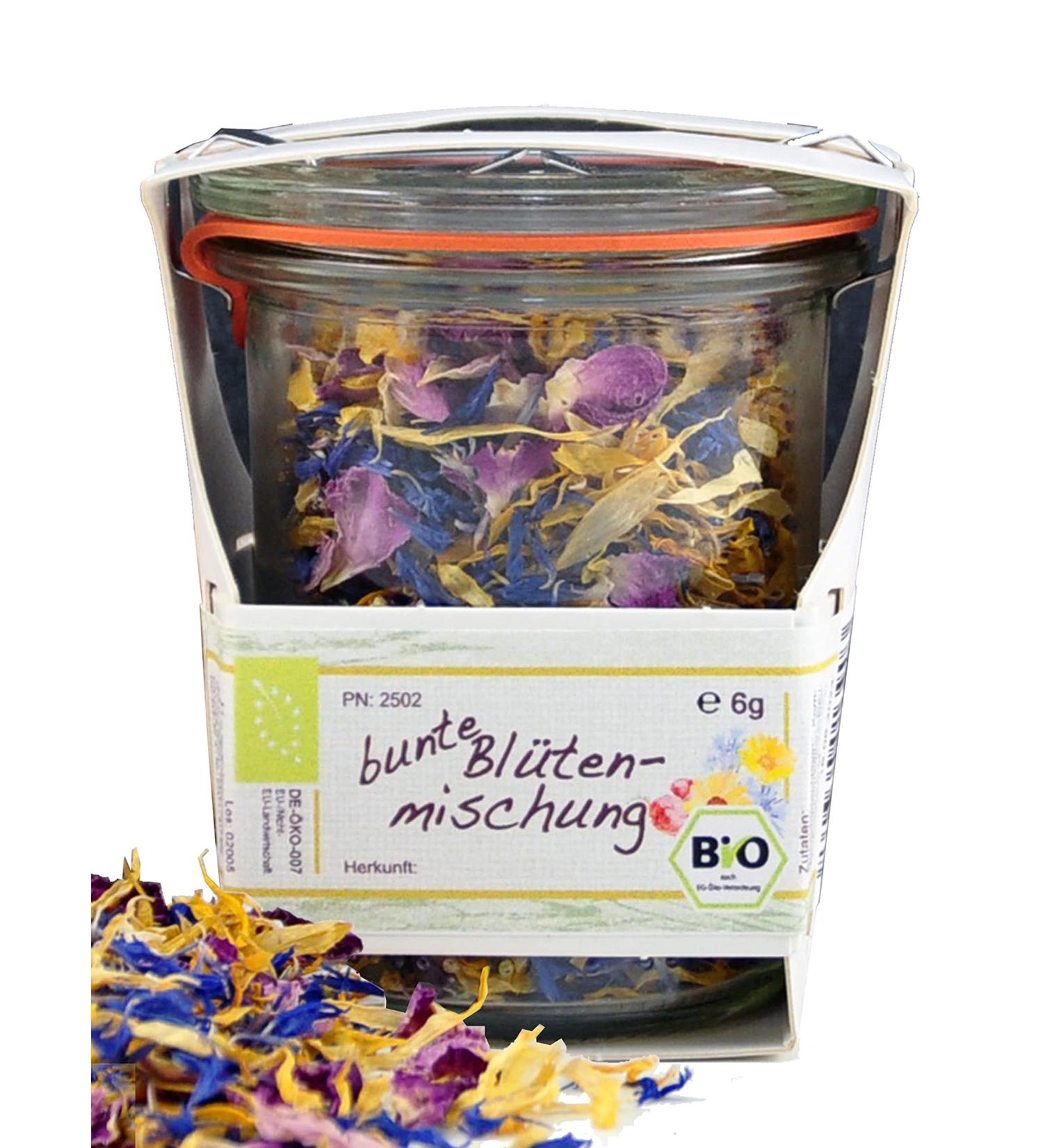 Colorful Organic Flowers in a Jar | Premium Handmade Quality | Eco-Friendly Reusable Giveaway | Plastic-Free Packaging - Buy Online on GoSupps.com
