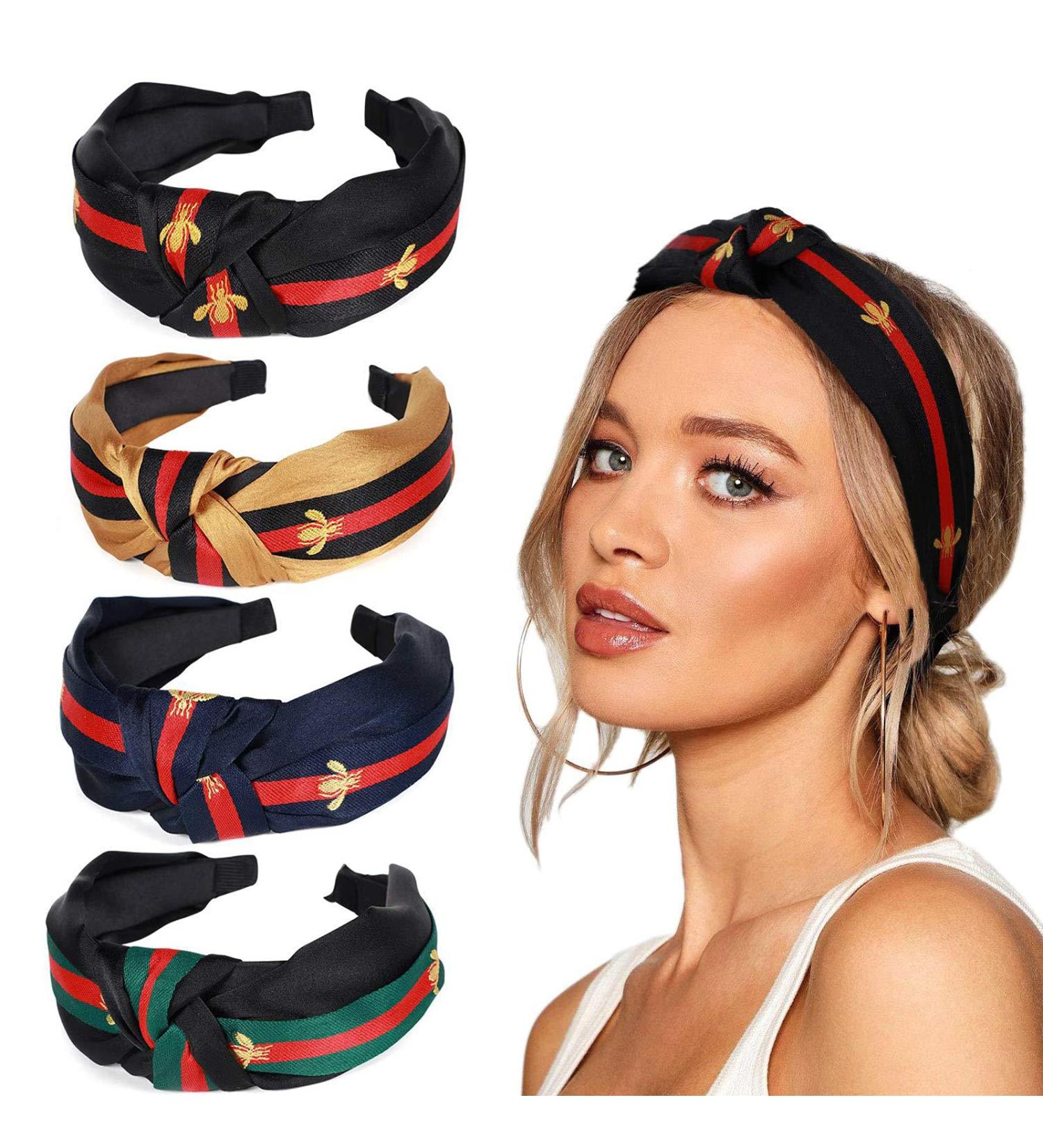 Feeblet Knotted Headbands for Women - Fashionable Bee Headbands for Hair - Buy Online on GoSupps.com