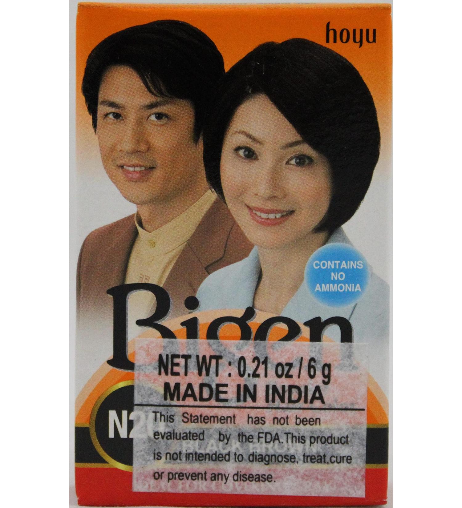 Buy Bigen Powder Hair Color Black Brown N20 (6g) - International Shipping Available - Buy Online on GoSupps.com