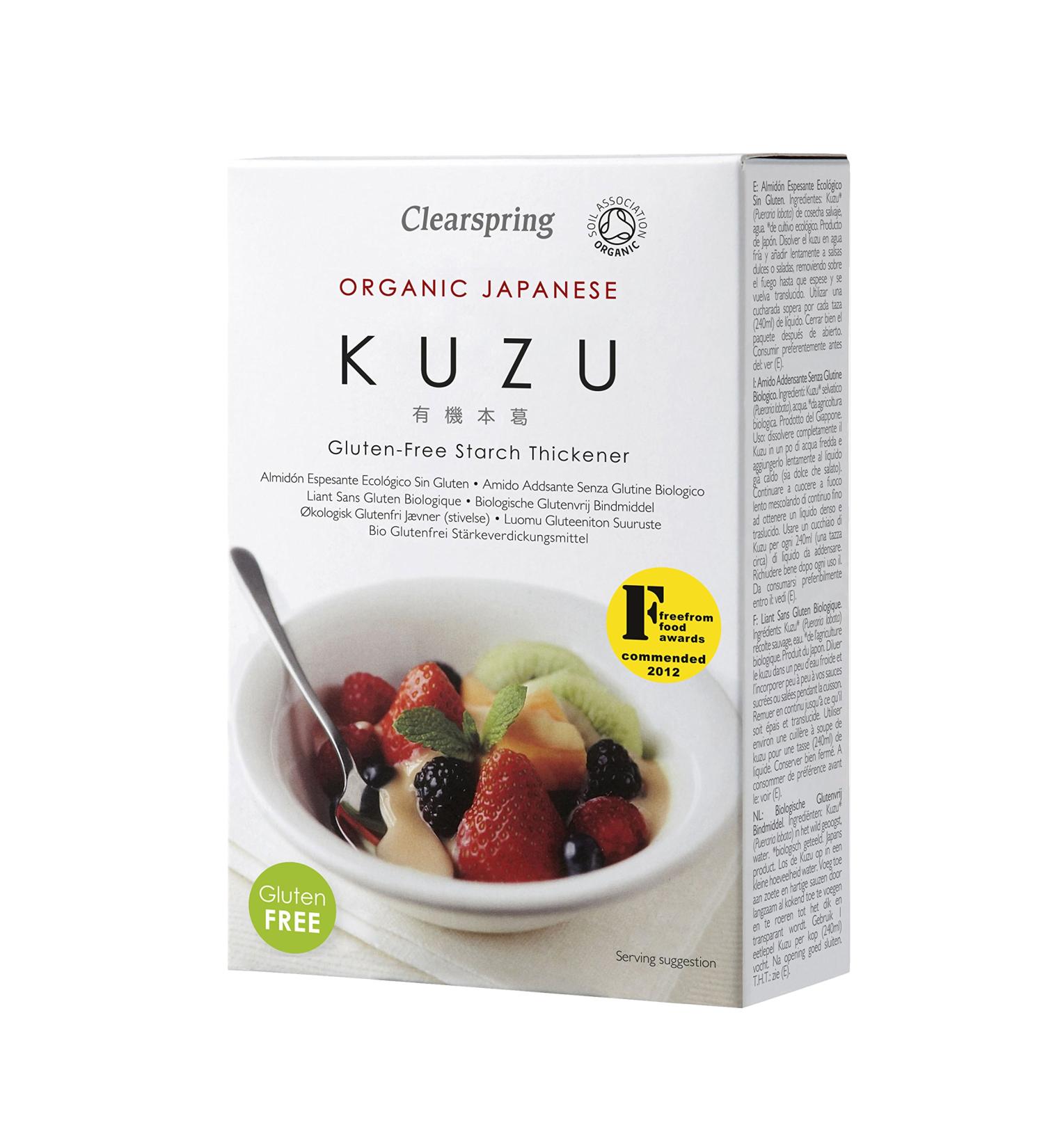 Clearspring Organic Japanese Kuzu - Gluten Free Starch Thickener 125g | Buy Internationally Online - Buy Online on GoSupps.com