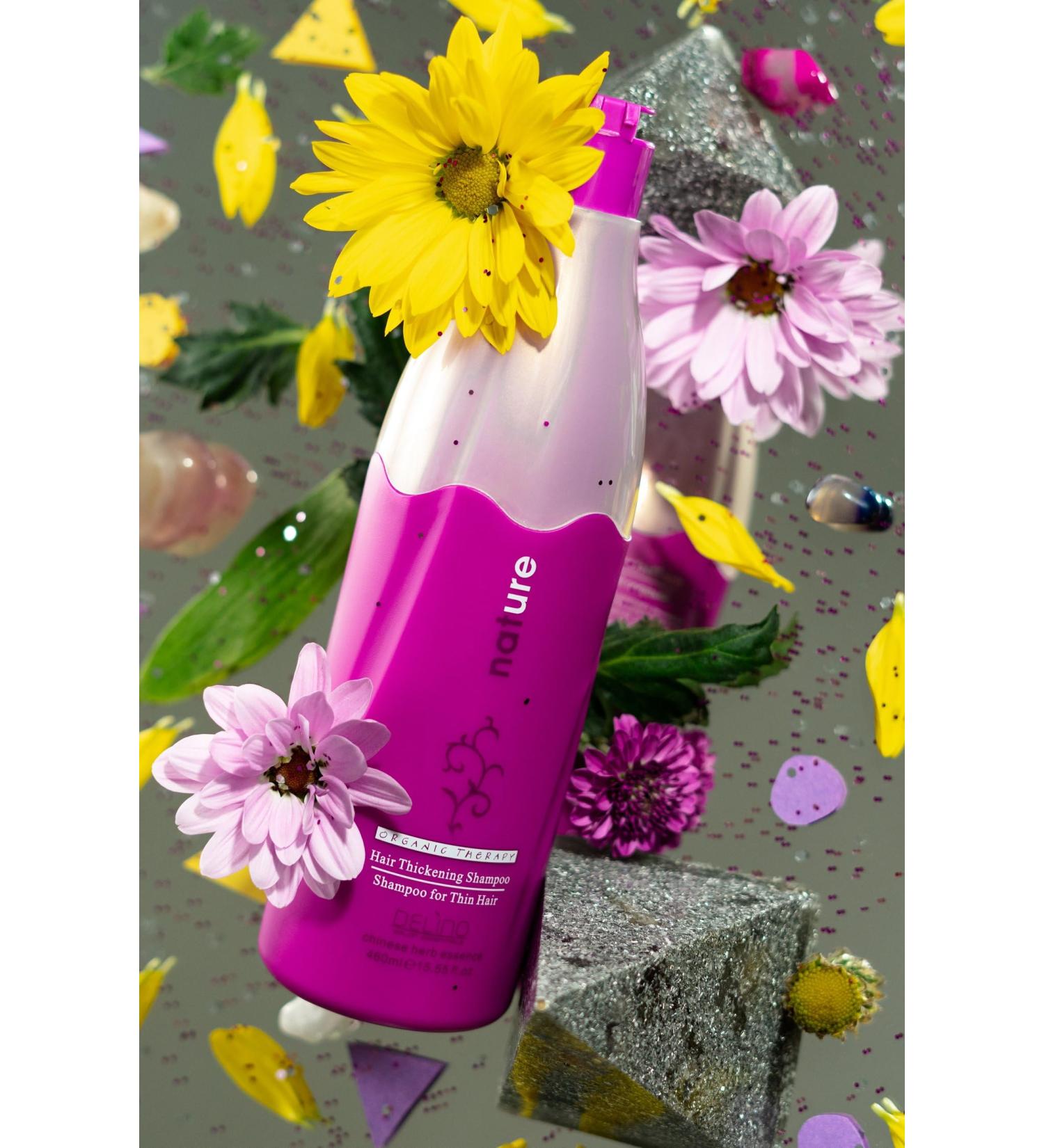 Hair Thickening Shampoo (Pink 16oz) 2.75 Fl Oz (Pack of 12) Pink