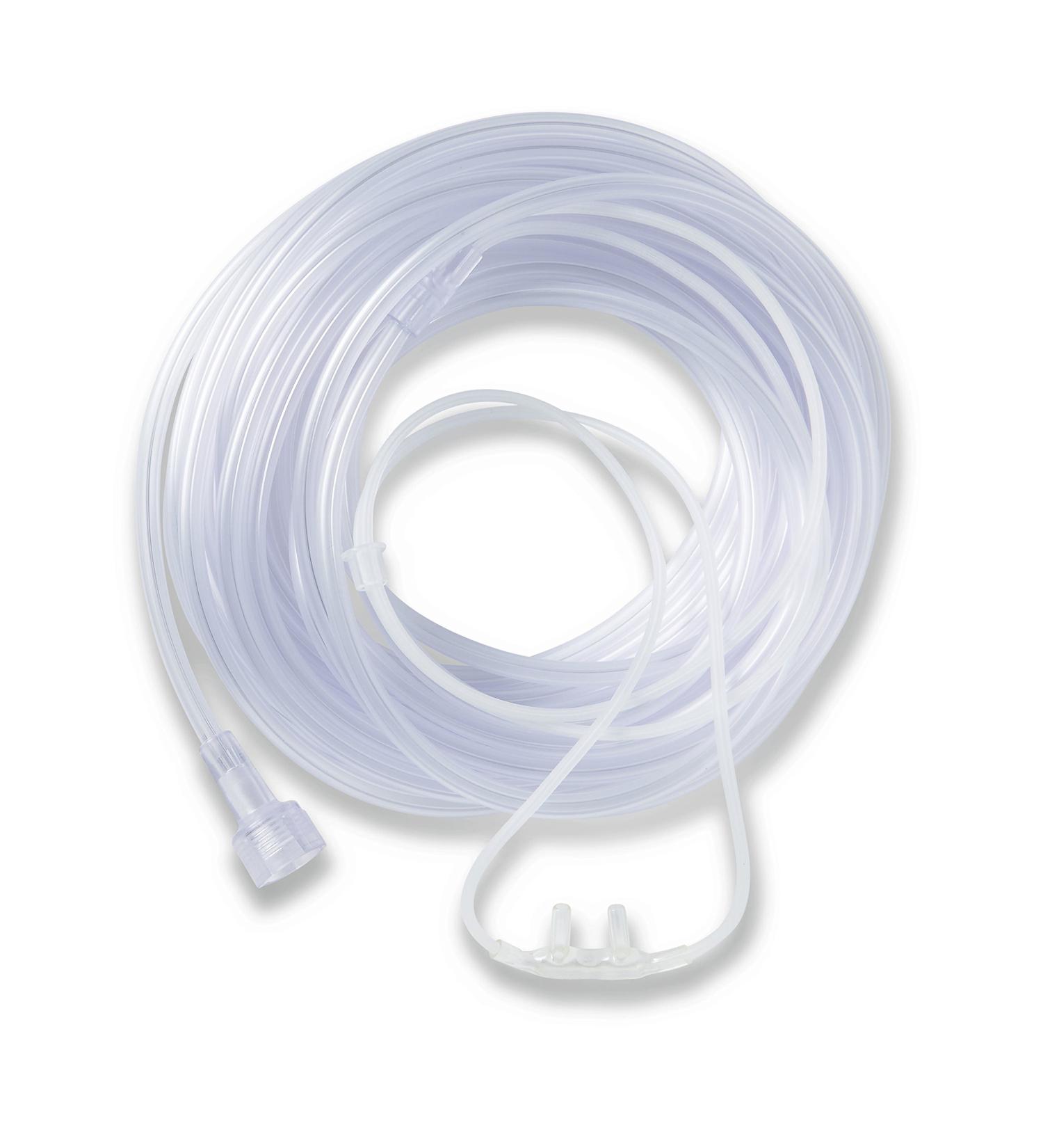 Medline Supersoft Nasal Oxygen Cannula - 7-Foot Tubing, Adult Size, Pack of 50 - Buy Online on GoSupps.com