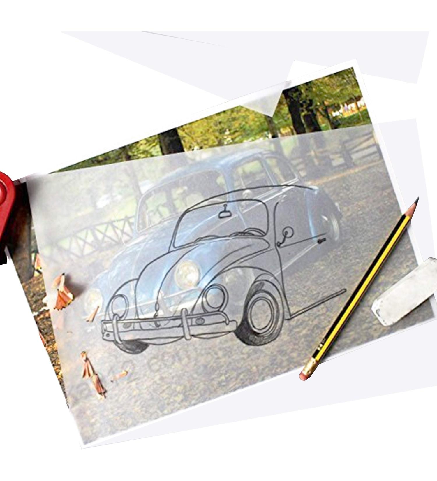 A4 Size Tracing Paper 100 Sheets - Translucent Sketching Paper for Pencil, Marker, and Ink - Lightweight 8.3 x 11.5 inch - Buy Online on GoSupps.com