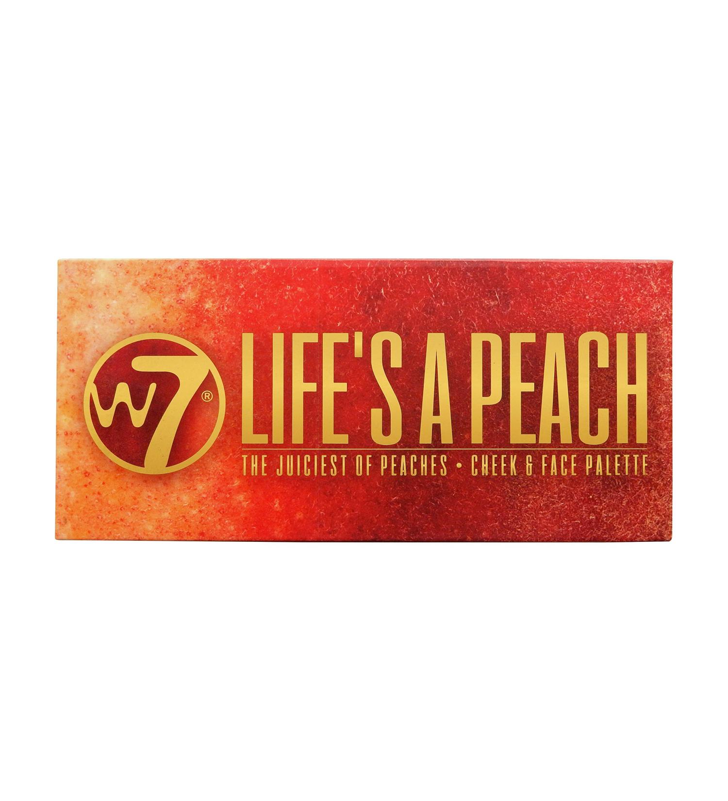 W7 Face Palette Life's A Peach 5 Shades 100 g