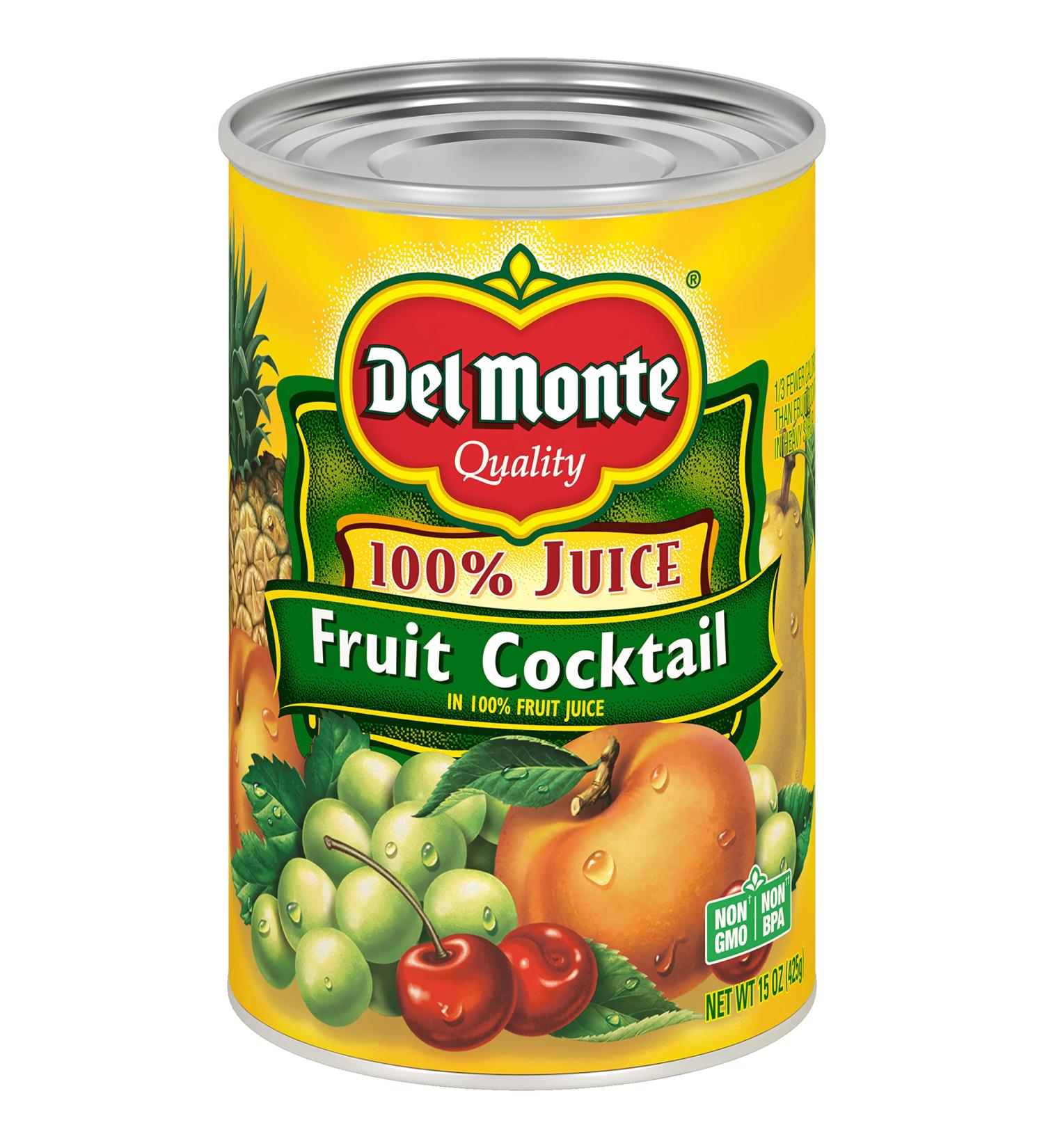 Del Monte Foods 100% Fruit Cocktail 15 Oz - Buy Online Now! - Buy Online on GoSupps.com