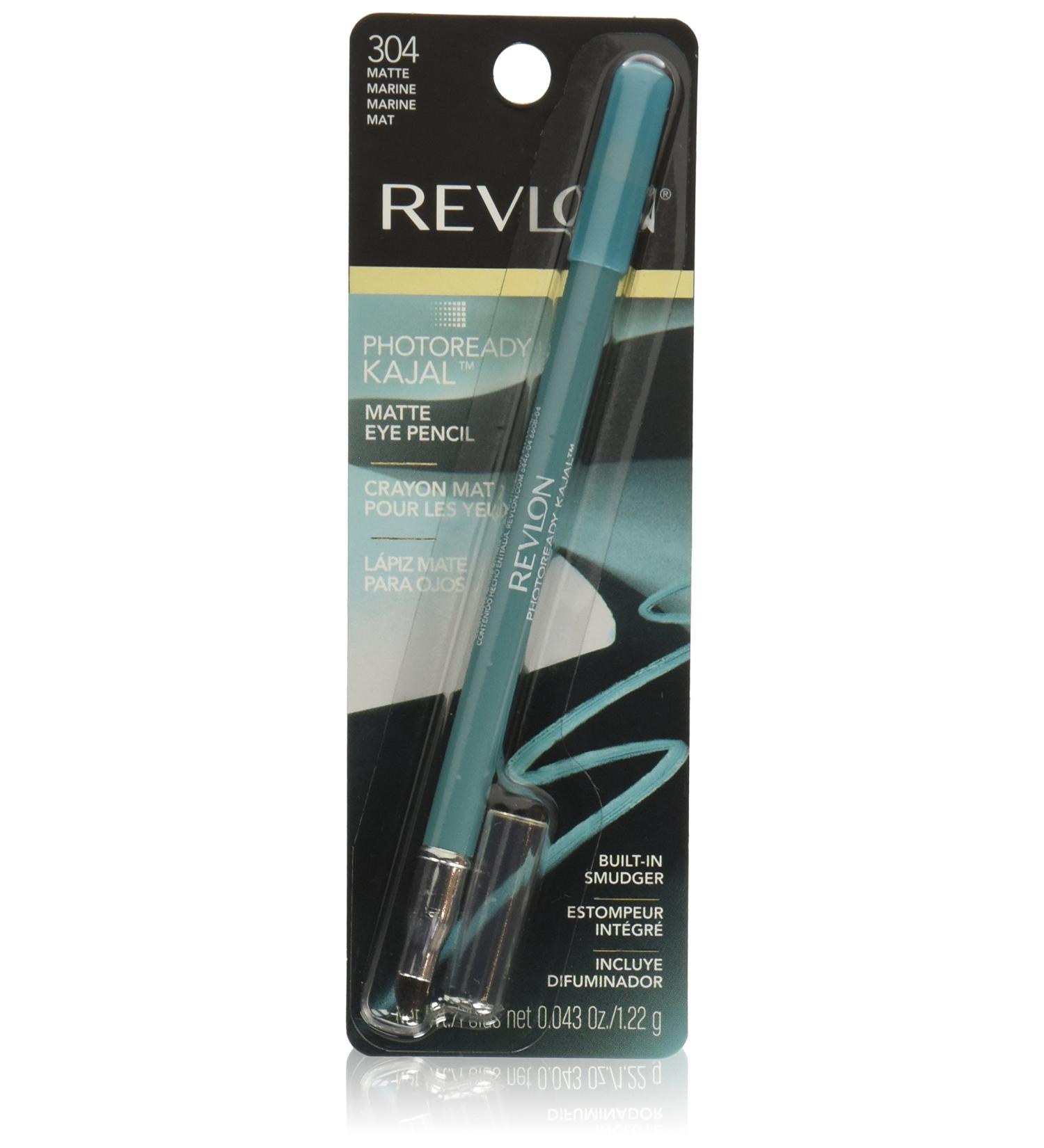 Revlon PhotoReady Kajal Eye Pencil in Matte Marine - Long-lasting Formula for Intense, Smudge-proof Eye Makeup - Buy Online on GoSupps.com