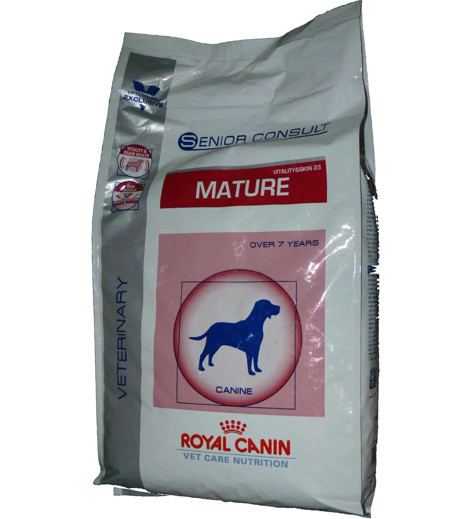 Royal Canin Vet Care Nutrition Dog Food Senior Consult Mature Medium 10 Kg Chicken 10 kg (Pack of 1)