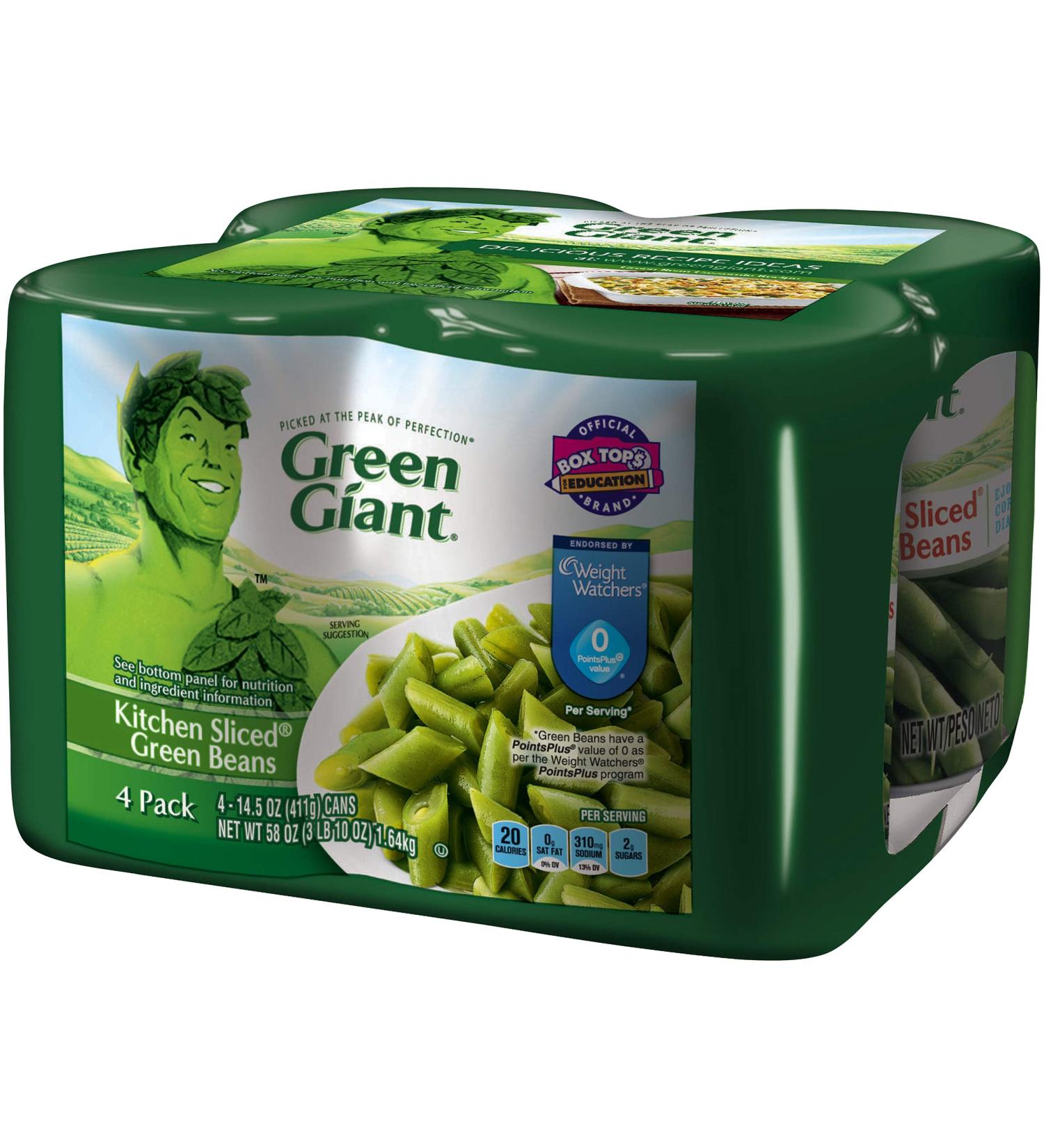 Green Giant Kitchen Sliced Green Beans 14.5 oz 4 Count - Pack of 6 - Buy Online on GoSupps.com