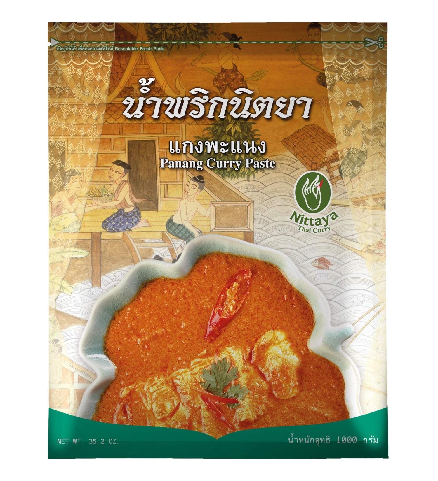 Nittaya Panang Curry Paste 1 kg - Buy Online on GoSupps.com