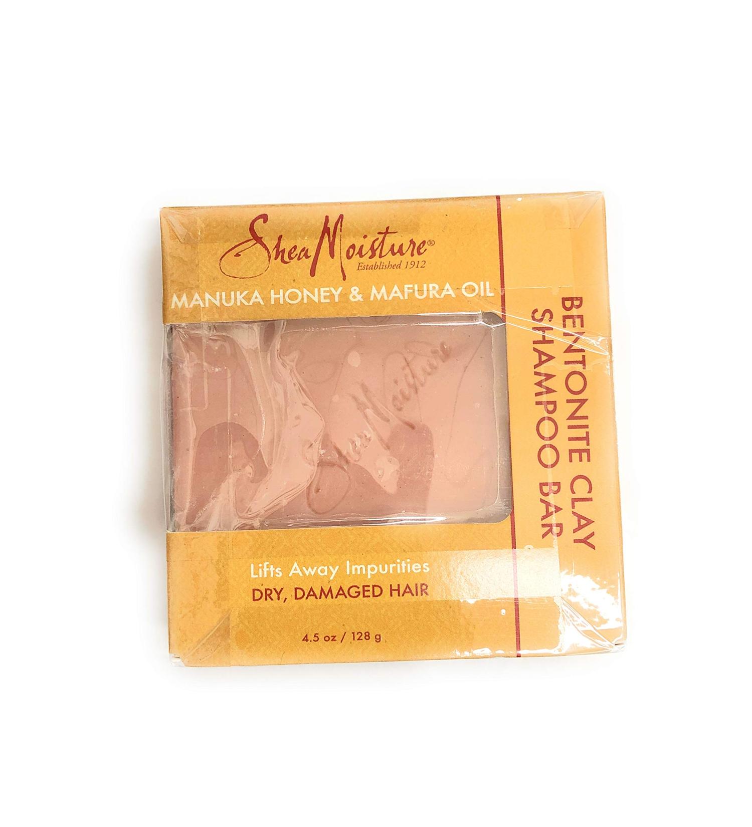 SheaMoisture Manuka Honey & Mafura Oil Clay Shampoo Bar - 4.5 oz | Gentle Cleansing and Nourishing Formula - Buy Online on GoSupps.com
