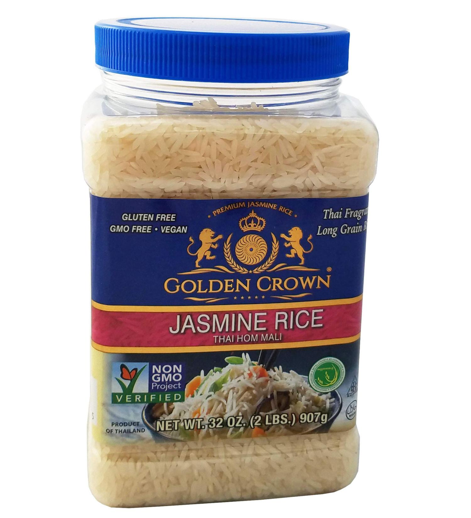 Golden Crown Jasmine Rice, 32 Ounce