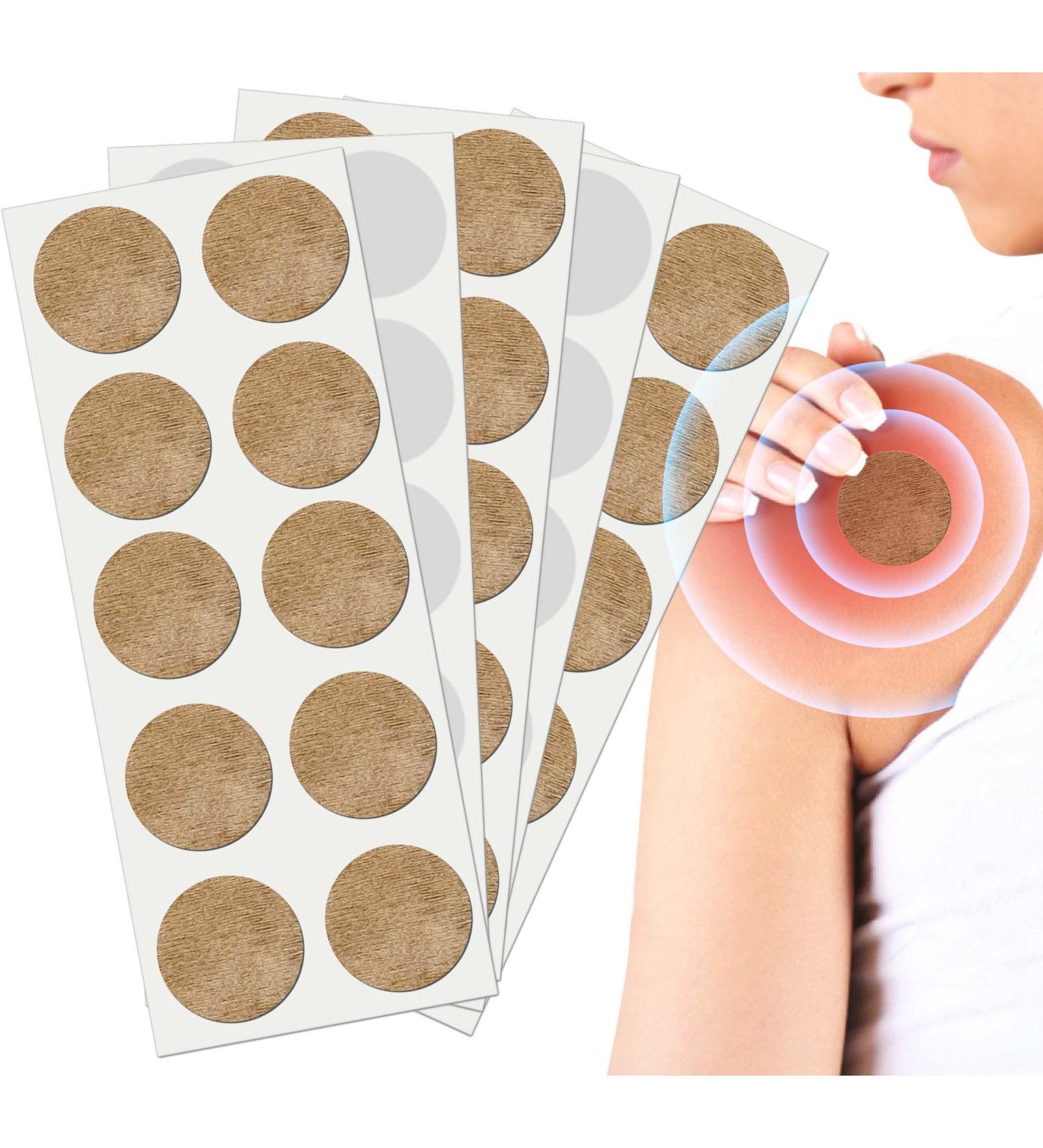 Magnetic Acupressure Patches for Body & Muscle Pain Relief - 500 Gauss - 50 Pcs - Buy Online on GoSupps.com