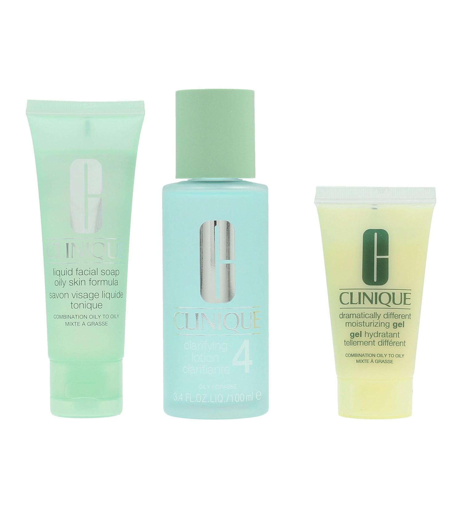Clinique Set Basic 3 Times Clinique Very Oily Skin