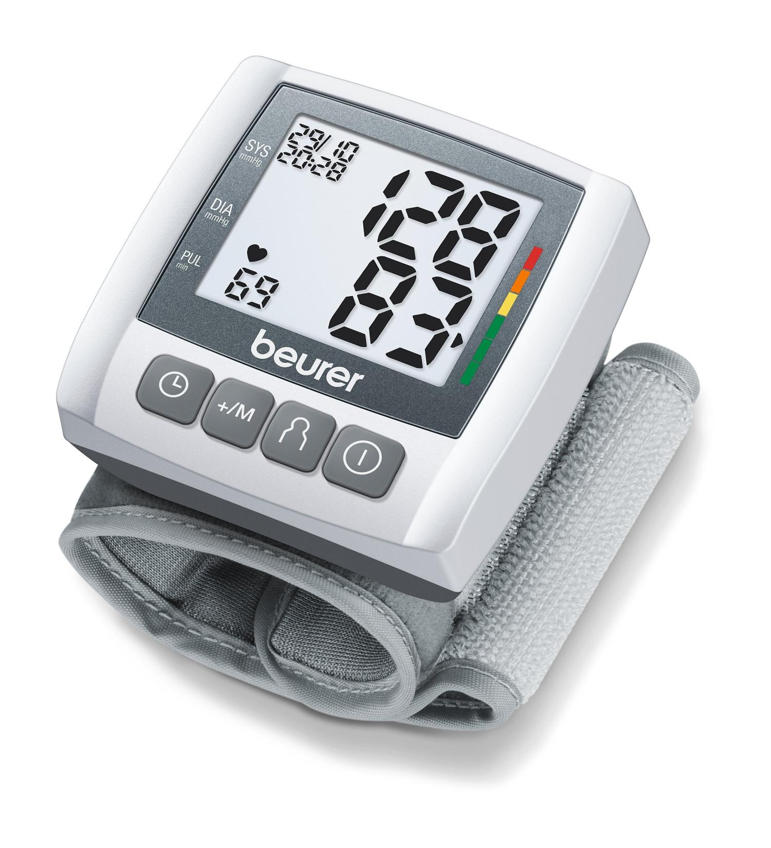 Beurer BC 30 Wrist Blood Pressure Monitor - Accurate Stylish and Portable | Buy Grey-White Online Worldwide - Buy Online on GoSupps.com