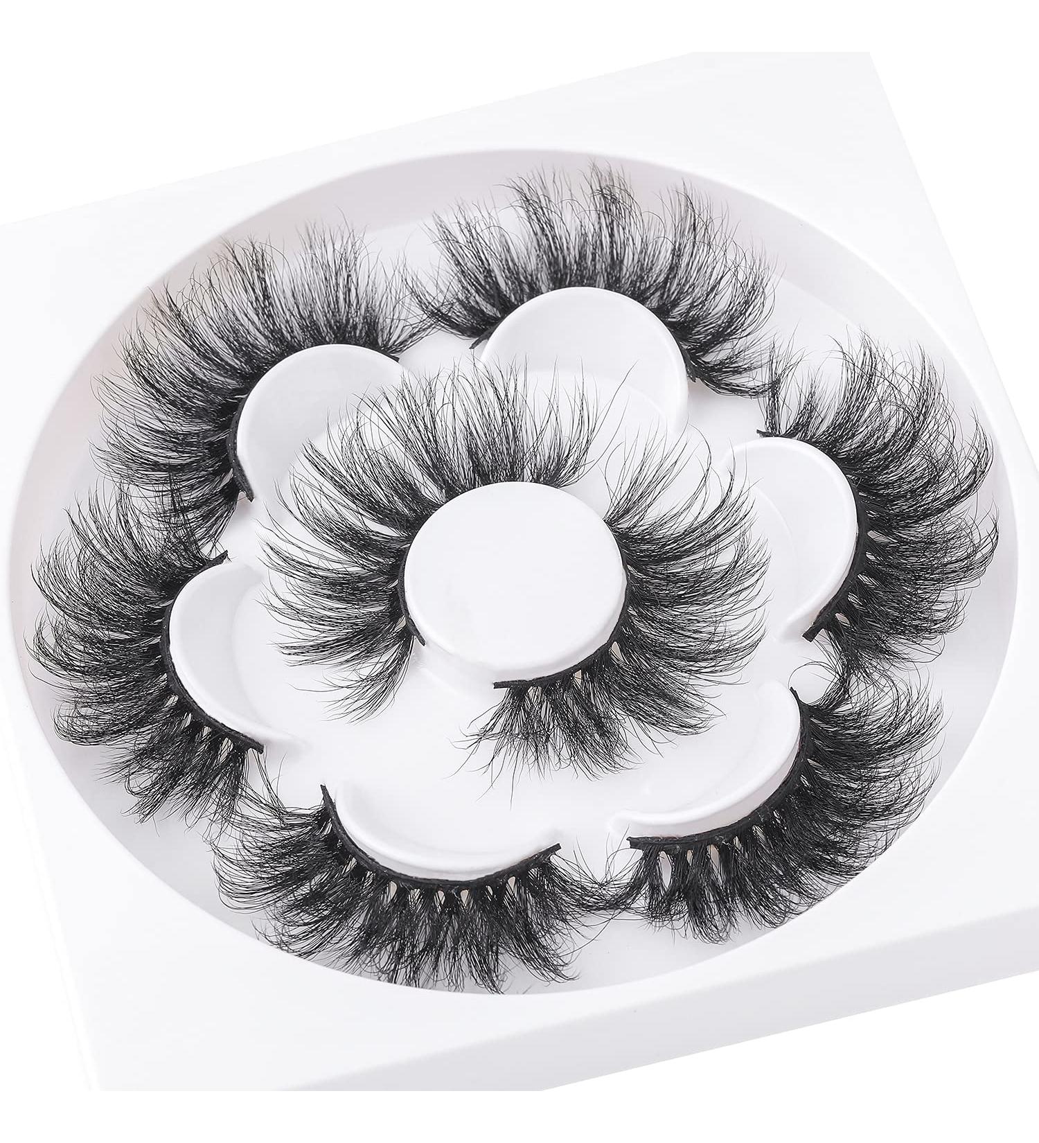25MM Faux 3D Mink Lashes - 3 Styles | Dramatic Fluffy Volume | Lethot Lashes - Buy Online on GoSupps.com