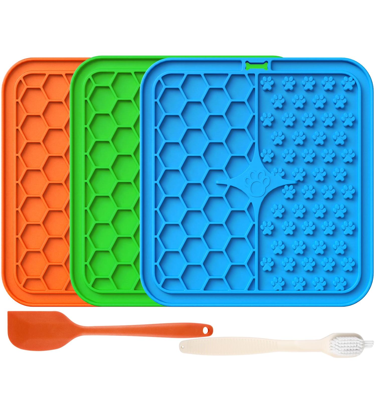 Premium Slip Mat for Dogs - Leak-Proof Suction Cup Mat for Training Swimming & Anxiety Relief | Set of 3 - Ideal for Puppies - Buy Online on GoSupps.com