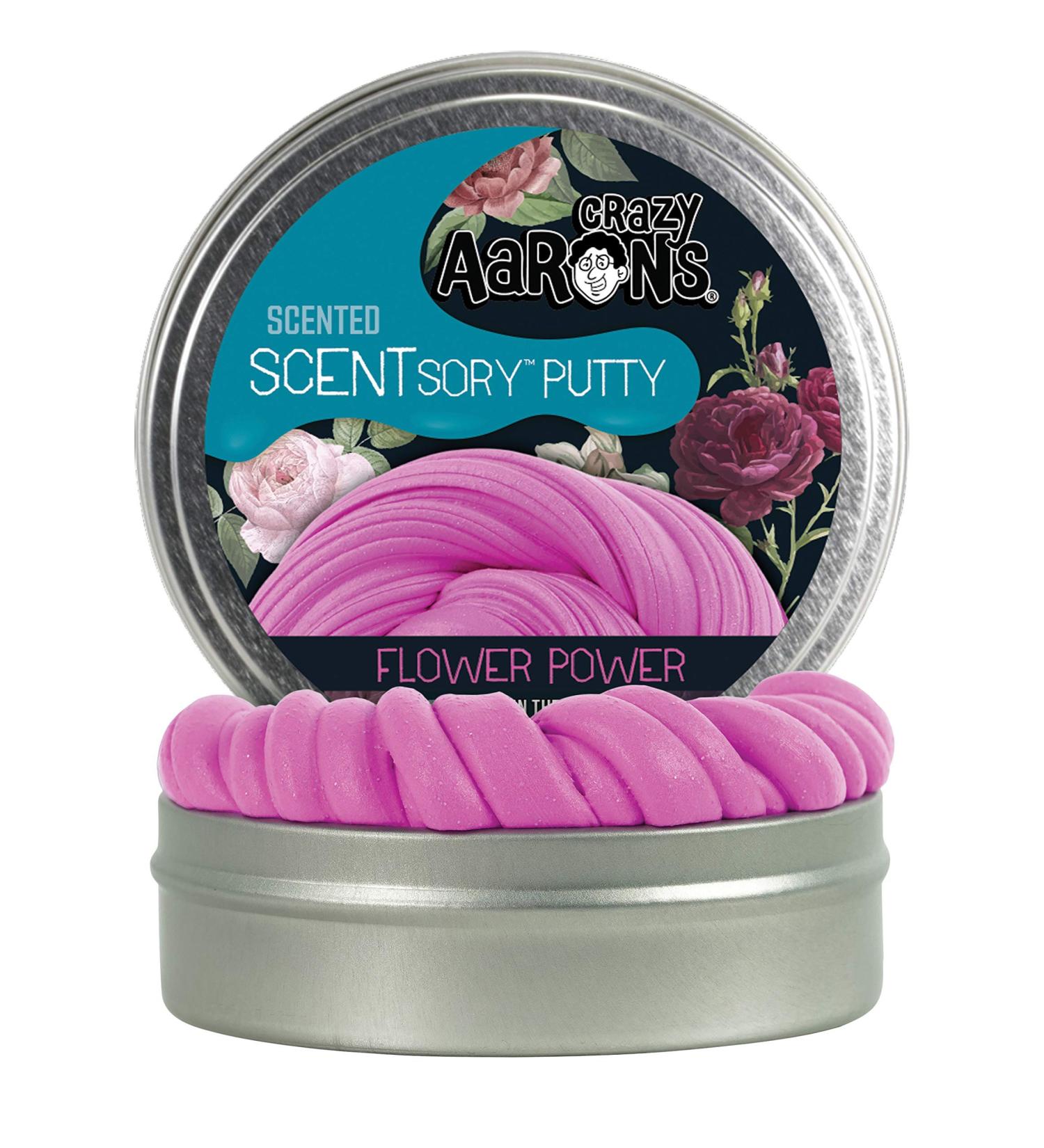 Crazy Aaron's Fierce Floral Scented Thinking Putty - Flower Power Perfume Scent - 2.75 oz Tin - Buy Online on GoSupps.com