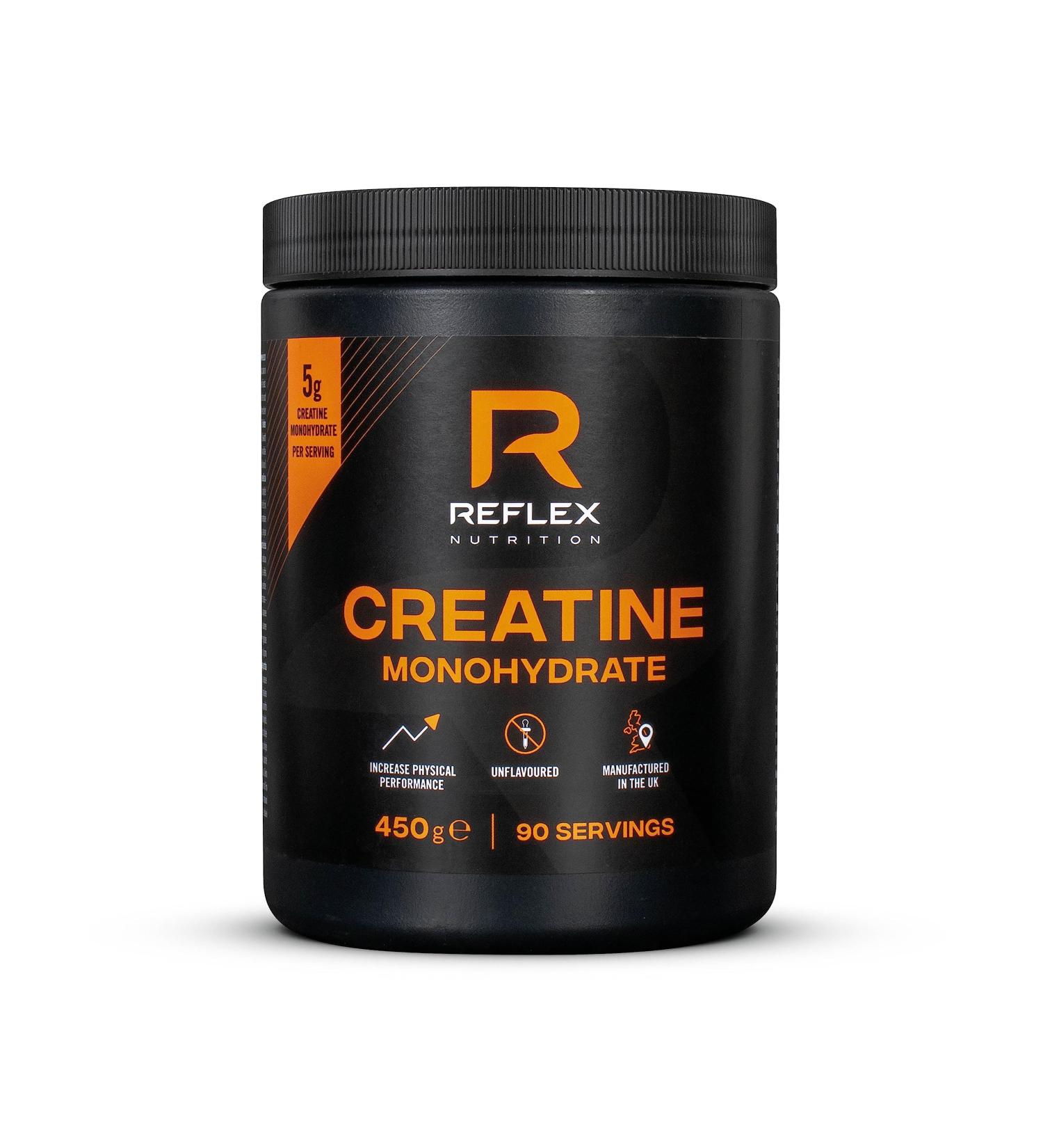 Reflex Nutrition Creatine Monohydrate 100 Percent Creatine Monohydrate 450g - Buy Online on GoSupps.com