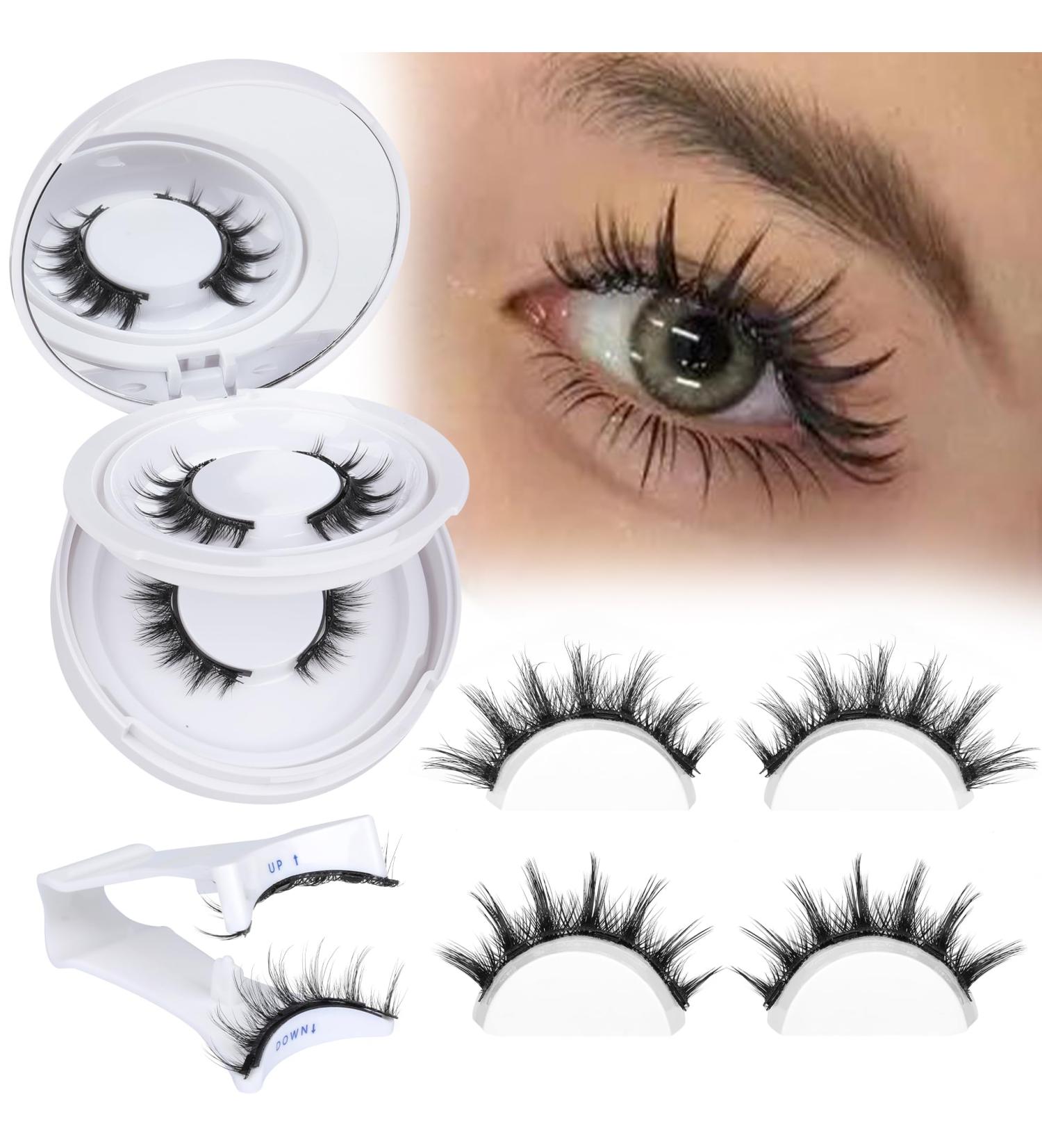 Magnetic Eyelashes Cat Eye Wispy Lashes Magnetic False Eyelashes with Applicator No Glue Needed Natural Strip Lashes Durable 1 Pair Magnetic Lashes - Buy Online on GoSupps.com