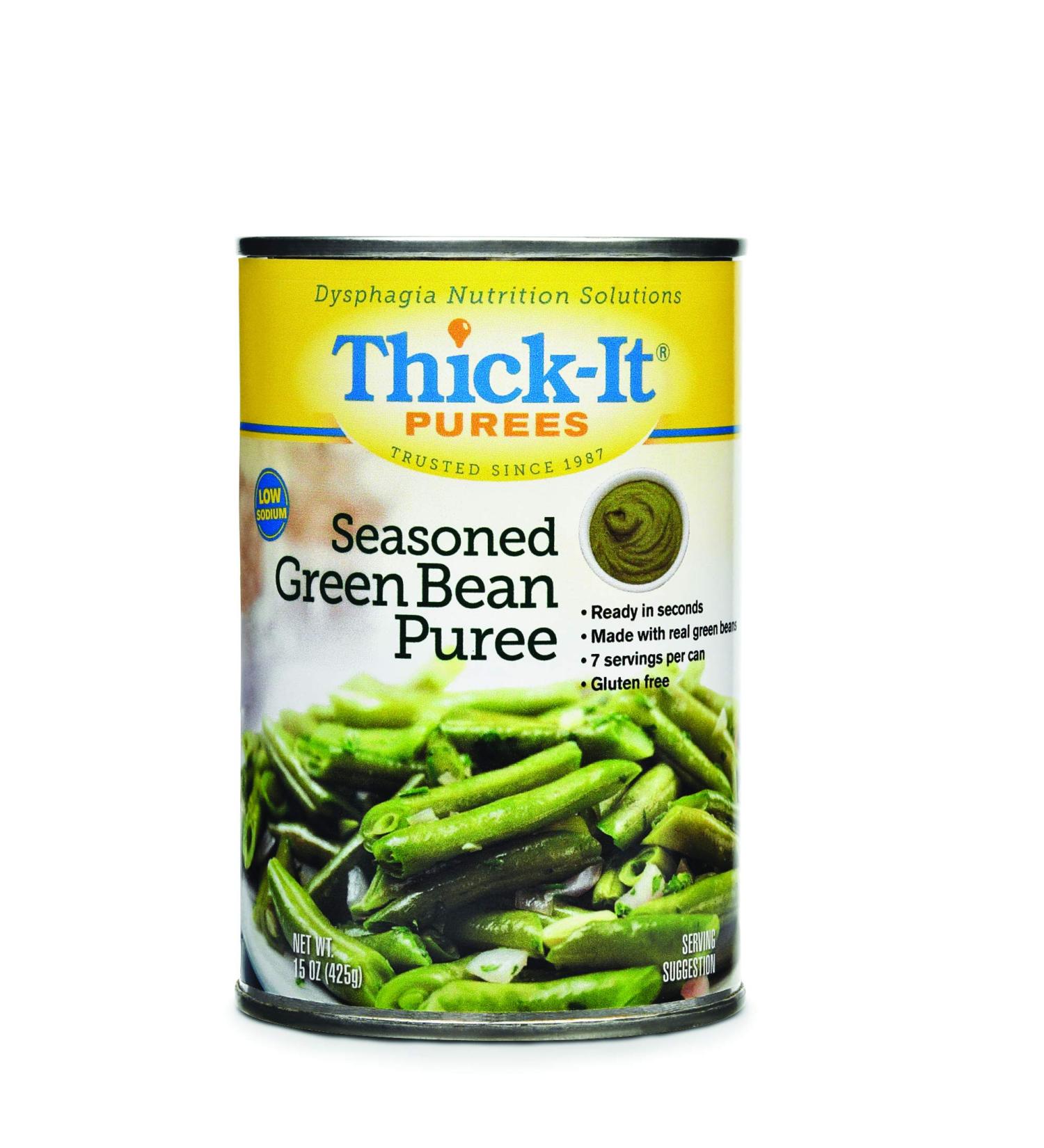 Precision Foods Seasoned Green Beans Thick-It Puree, 15Oz