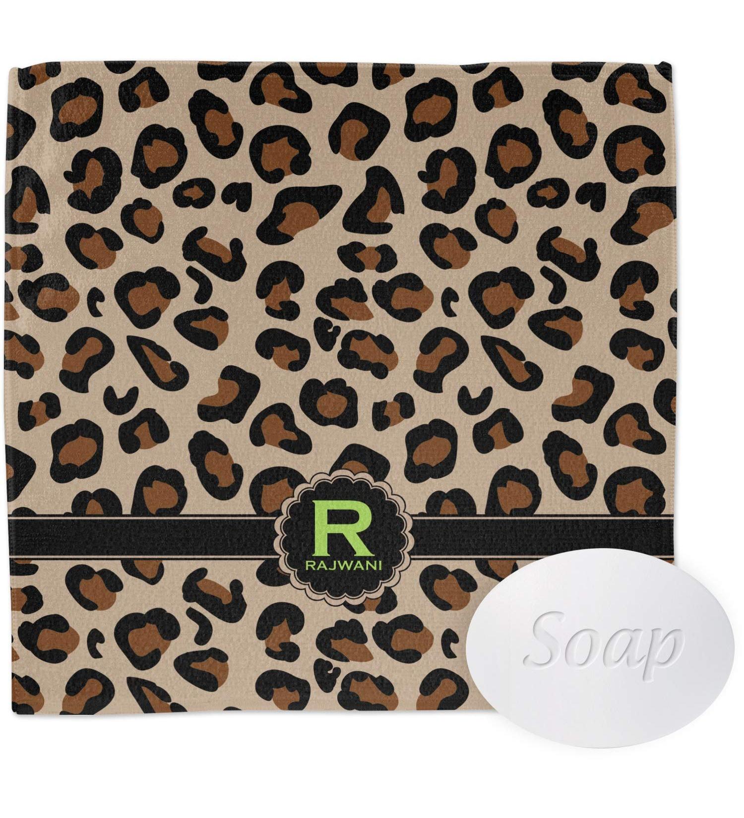 Personalized Granite Leopard Washcloth | Customize Your Own | International Shipping Available - Buy Online on GoSupps.com