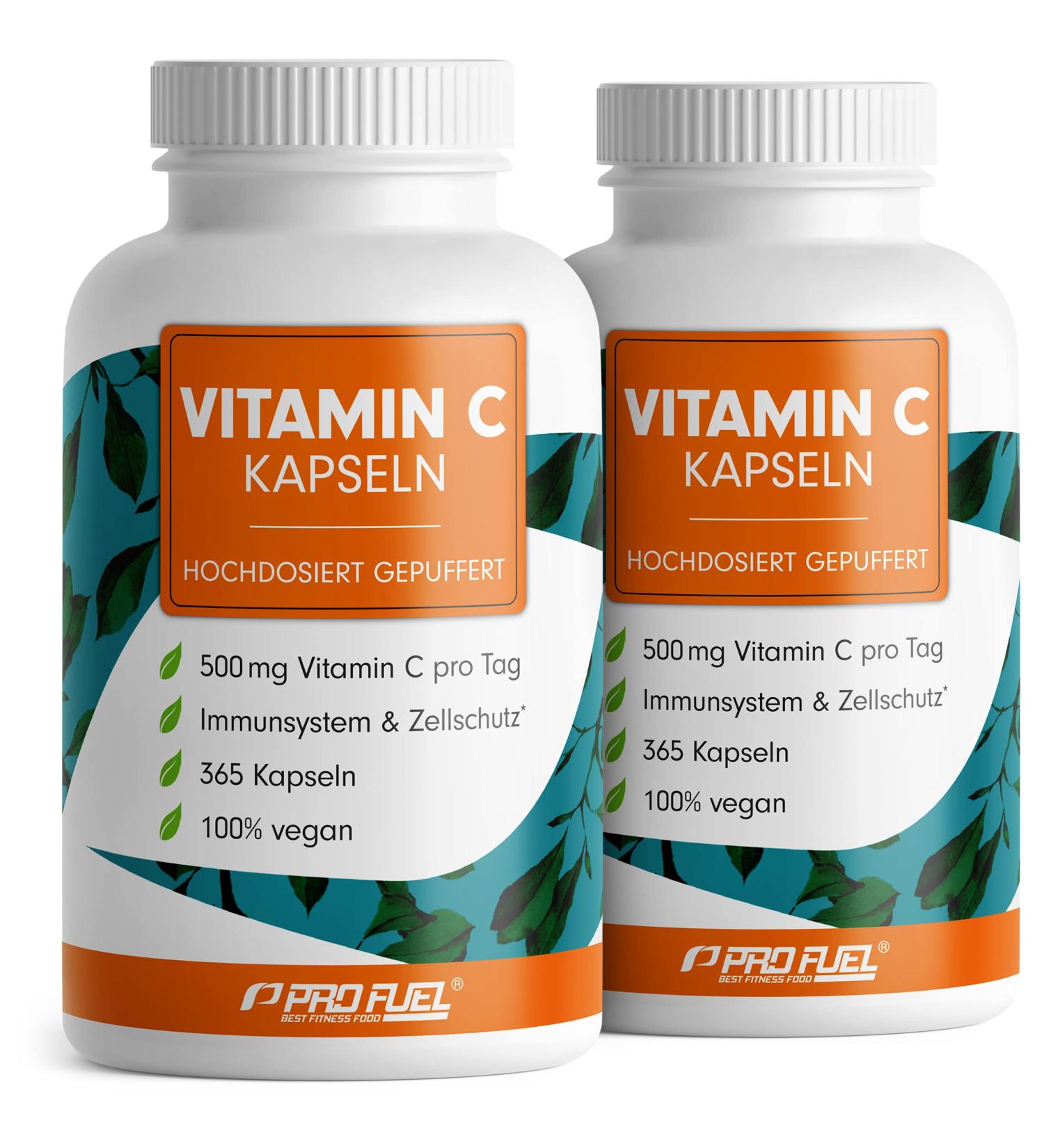 High-Dose Vitamin C Capsules - 730 Vegan 500mg Calcium Ascorbate - Lab-Tested Additive-Free Optimal Quality - Buy Online on GoSupps.com