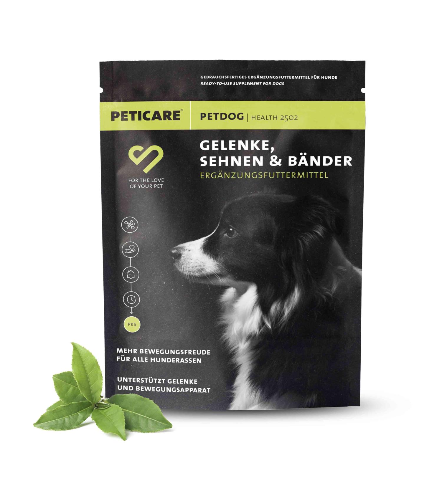 Peticare Joints Arthrosis Powder for Dogs | High Quality MSM Collagen | Musculoskeletal | High Acceptance: No Tablets | Natural Food Supplement - petDog Health 2502 - Buy Online on GoSupps.com