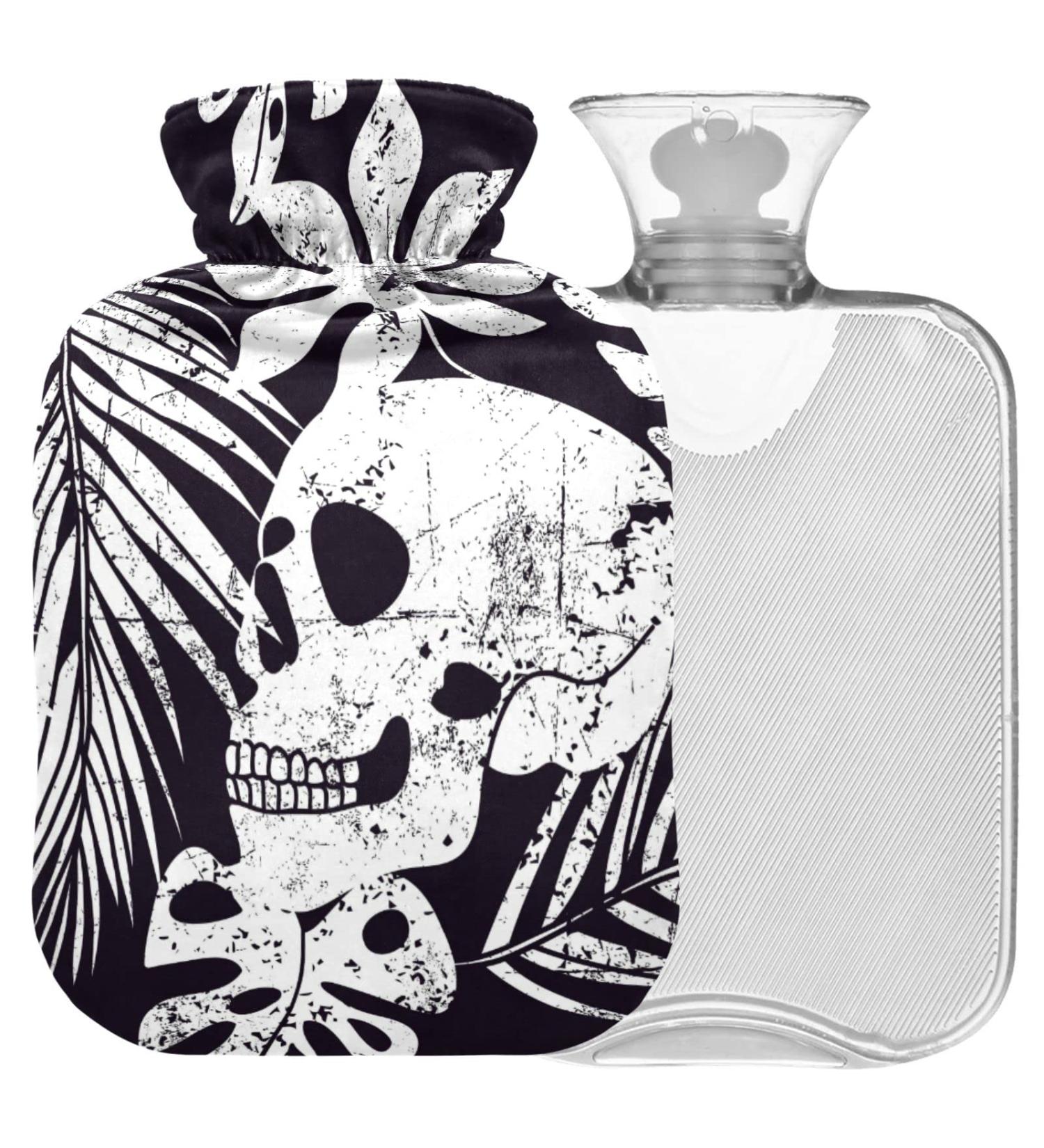 NAANLE PALMBLATT Stop Hat Mark Mit Heath - 2L Transparent Hot Water Bottle for Pain Relief | Ideal for Bed Hands & Feet - Buy Online on GoSupps.com