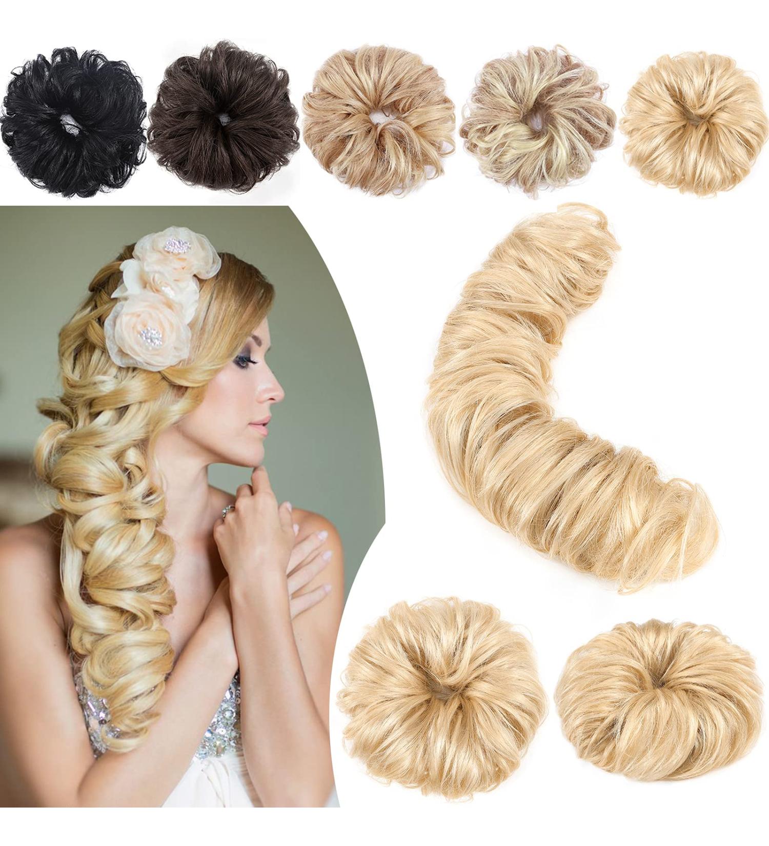 SEGO Real Hair Extensions - Voluminous Messy Bun & Urban Hairstyles | #613-32G Hair Gum & Part Products - Buy Online on GoSupps.com